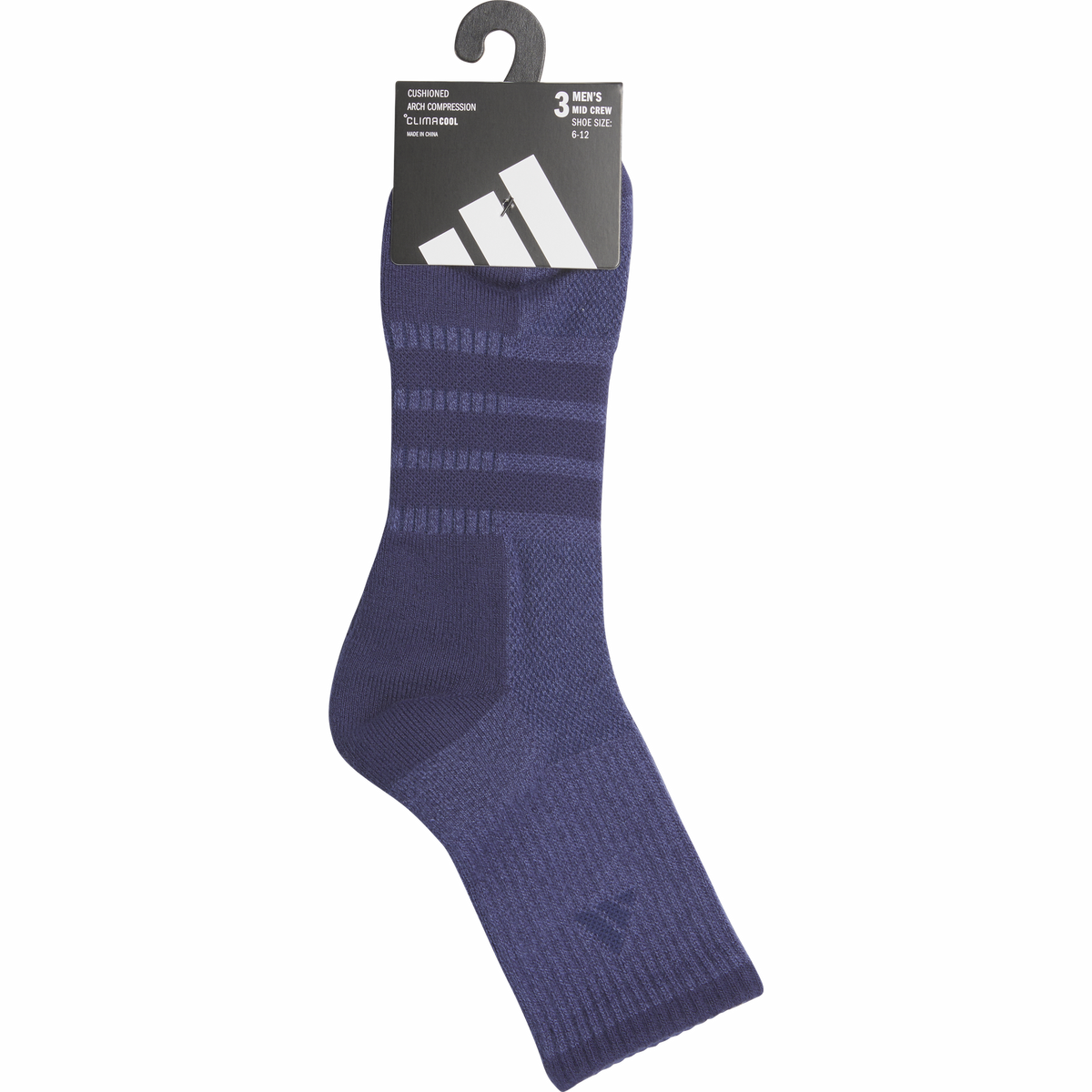 adidas Men's Cushioned X 4 3-Pack Mid-Crew Sock-6