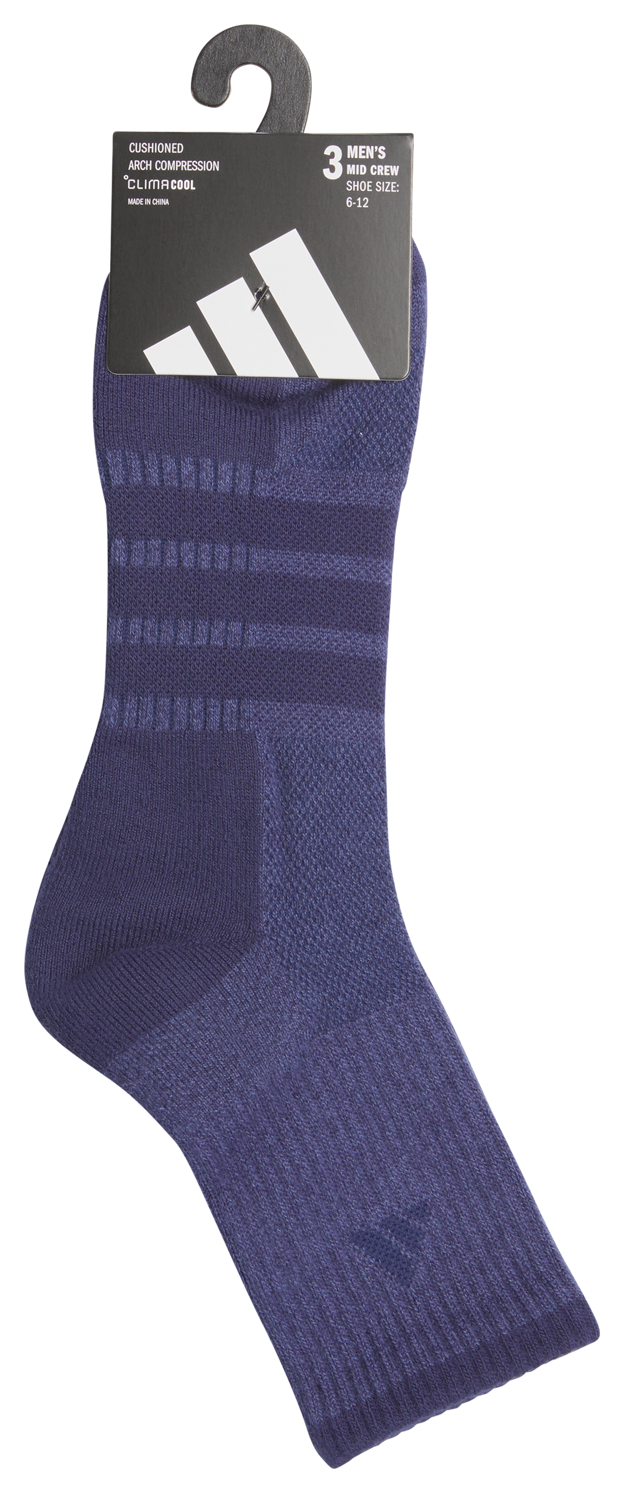 adidas Men's Cushioned X 4 3-Pack Mid-Crew Sock-6