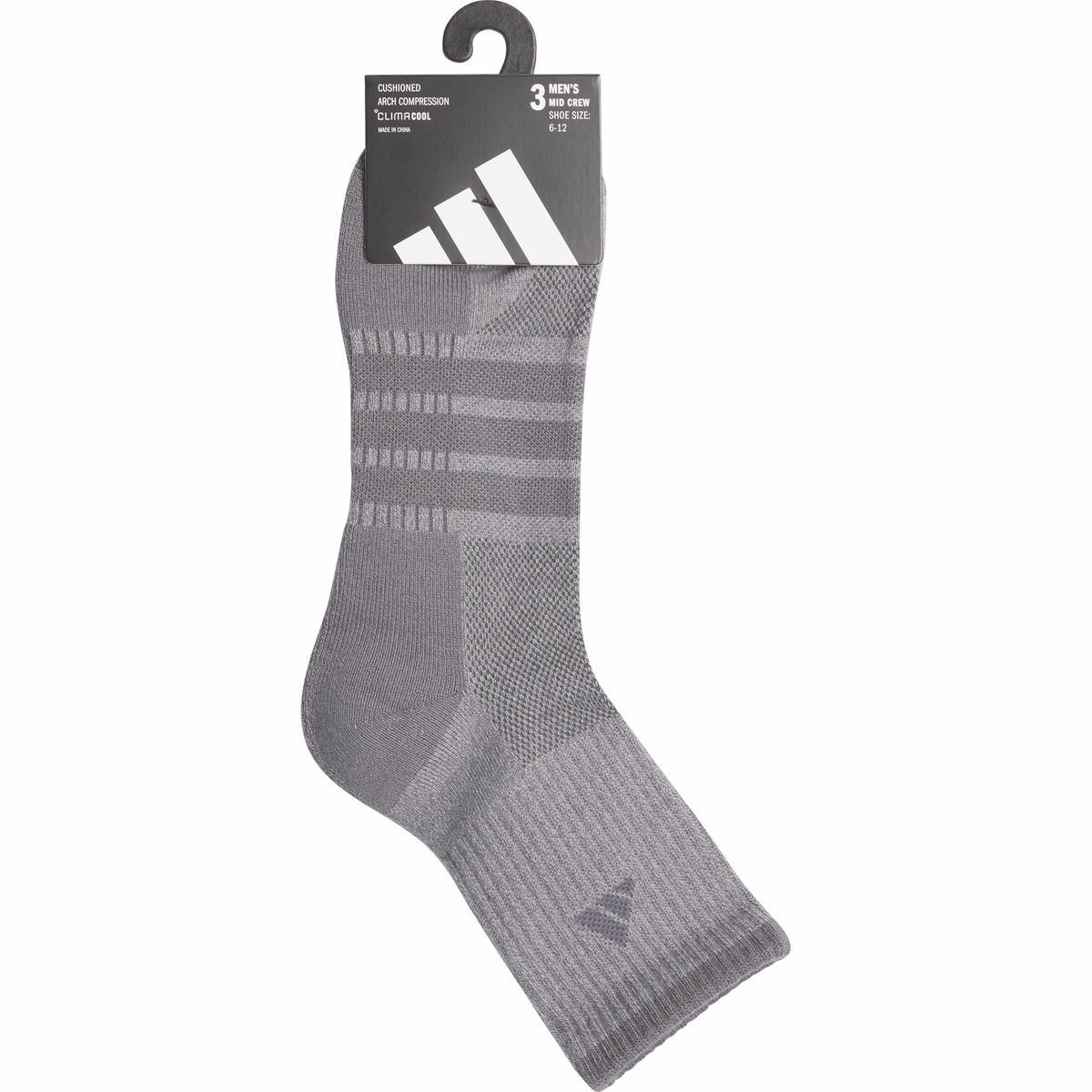 adidas Men's Cushioned X 4 3-Pack Mid-Crew Sock-6
