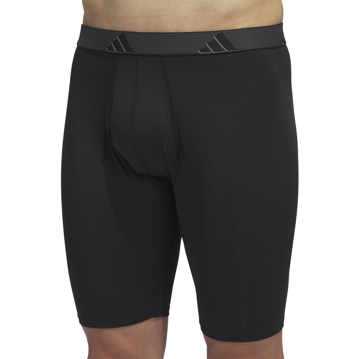adidas Men's Microfiber 3-Pack Long Boxer Brief-3