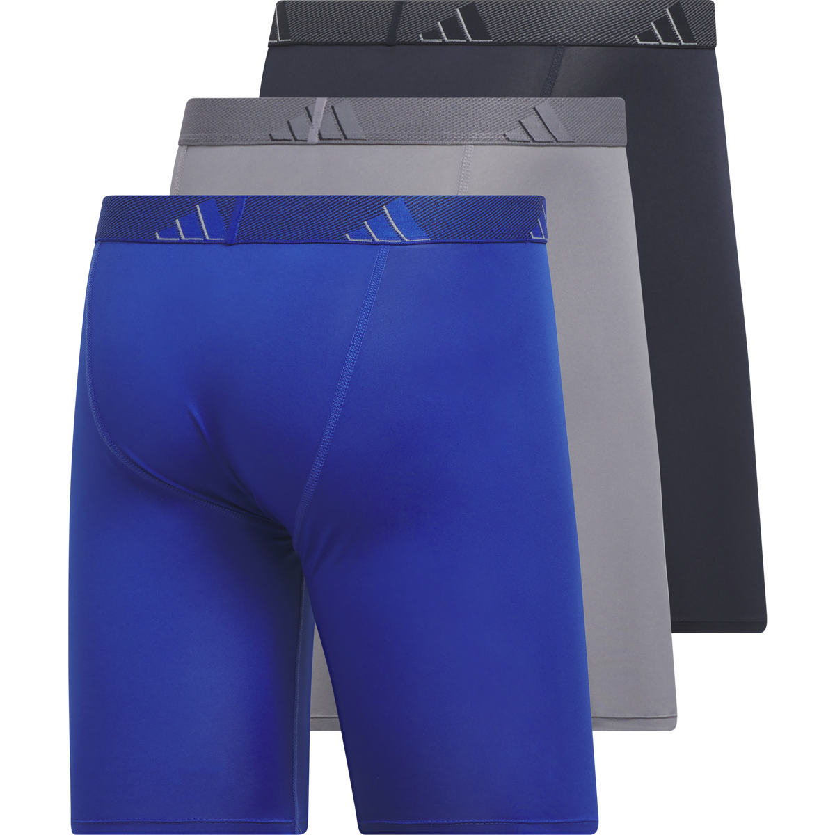 adidas Men's Microfiber 3-Pack Long Boxer Brief-5
