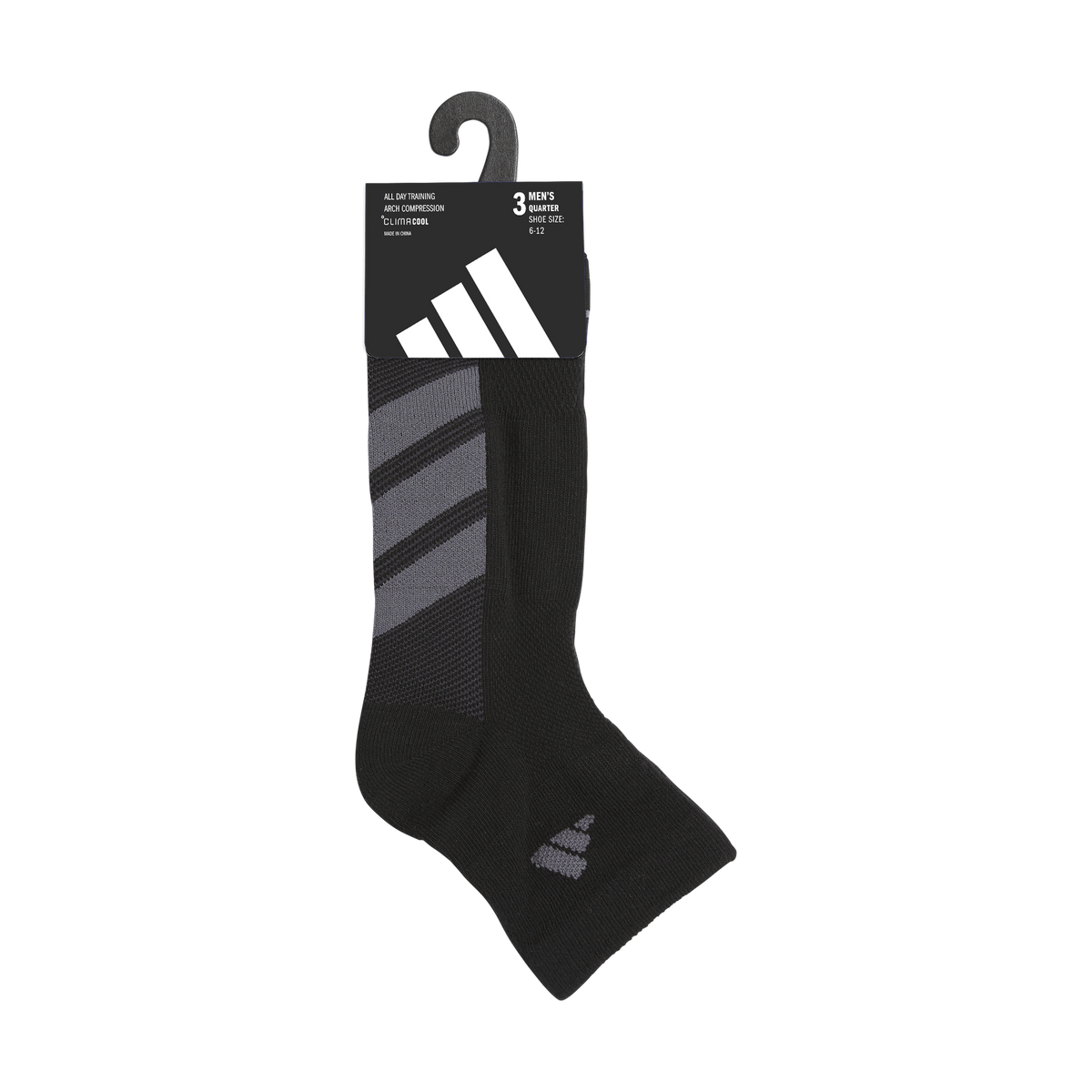 adidas Men's All Day Training 3-Pack Quarter Sock-8