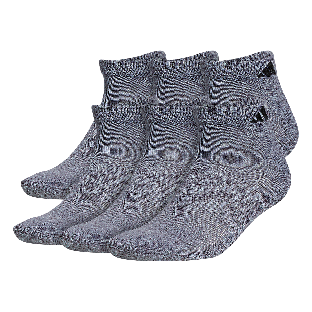 adidas Men's Athletic Cushioned 6-Pack Low Cut Sock-1