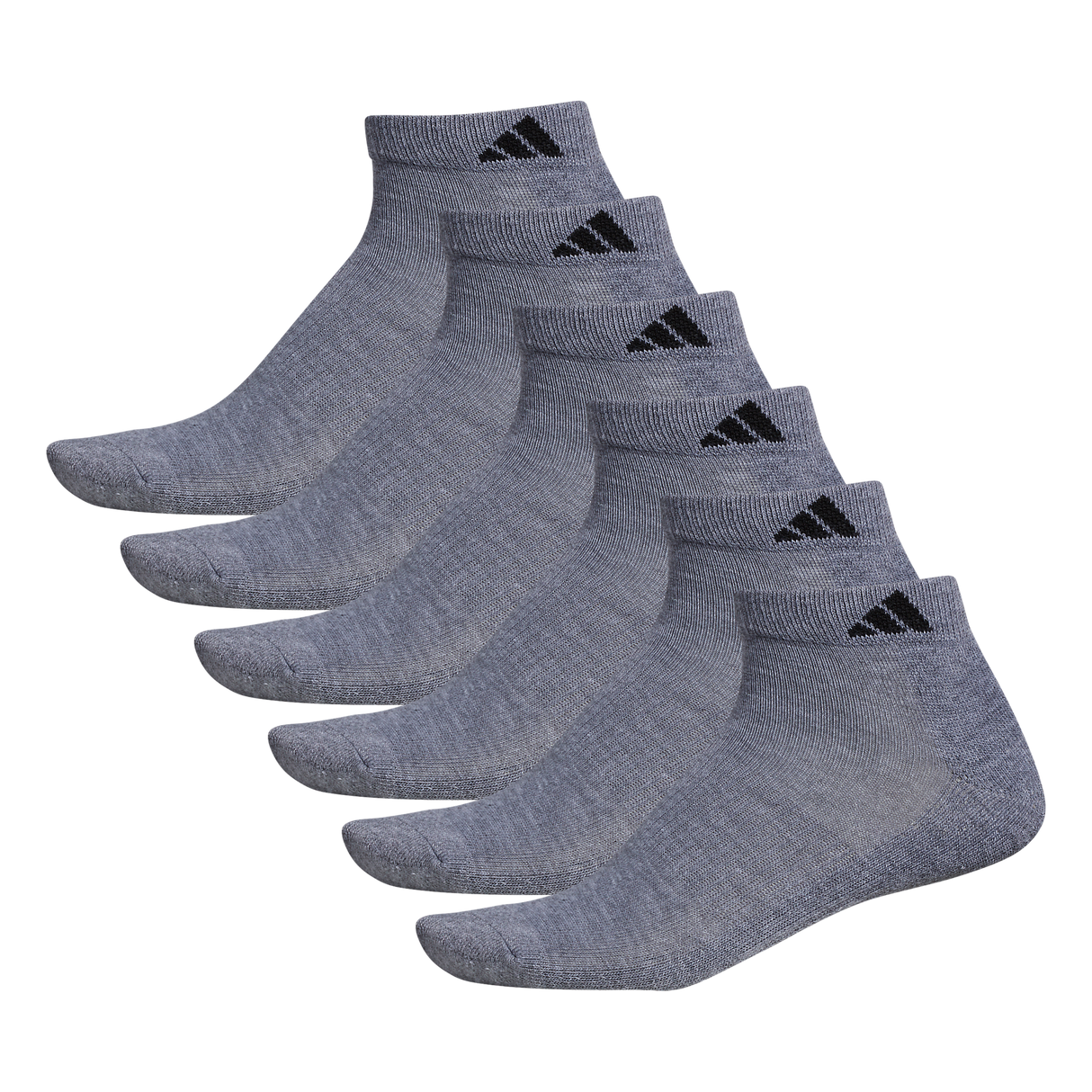 adidas Men's Athletic Cushioned 6-Pack Low Cut Sock-8