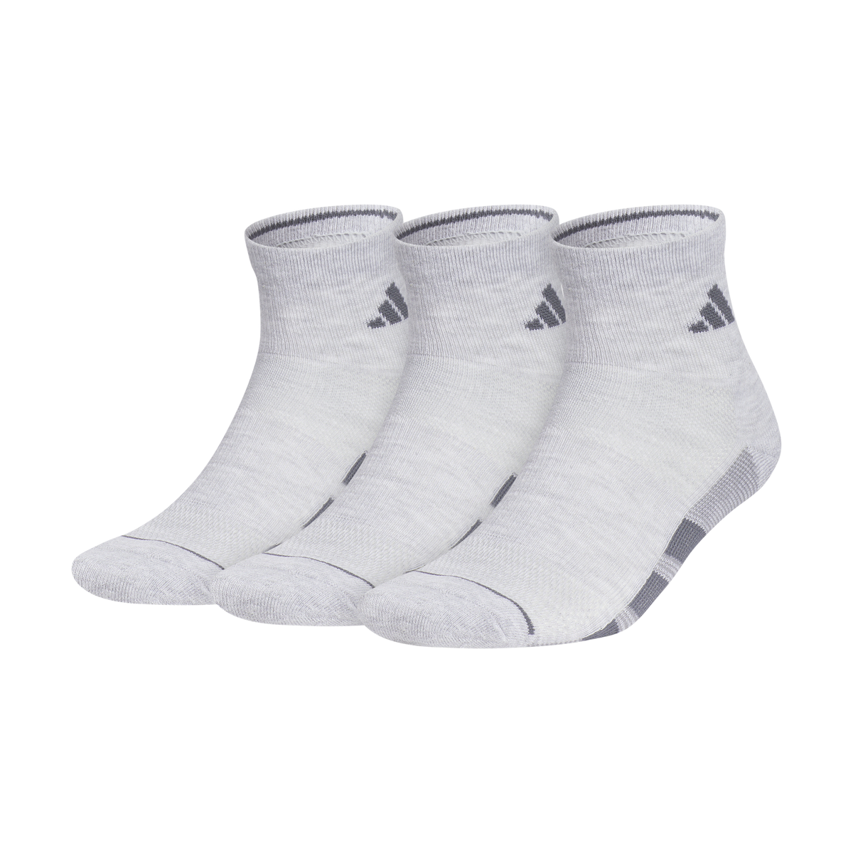adidas Men's All Day Training 3-Pack Quarter Sock-1