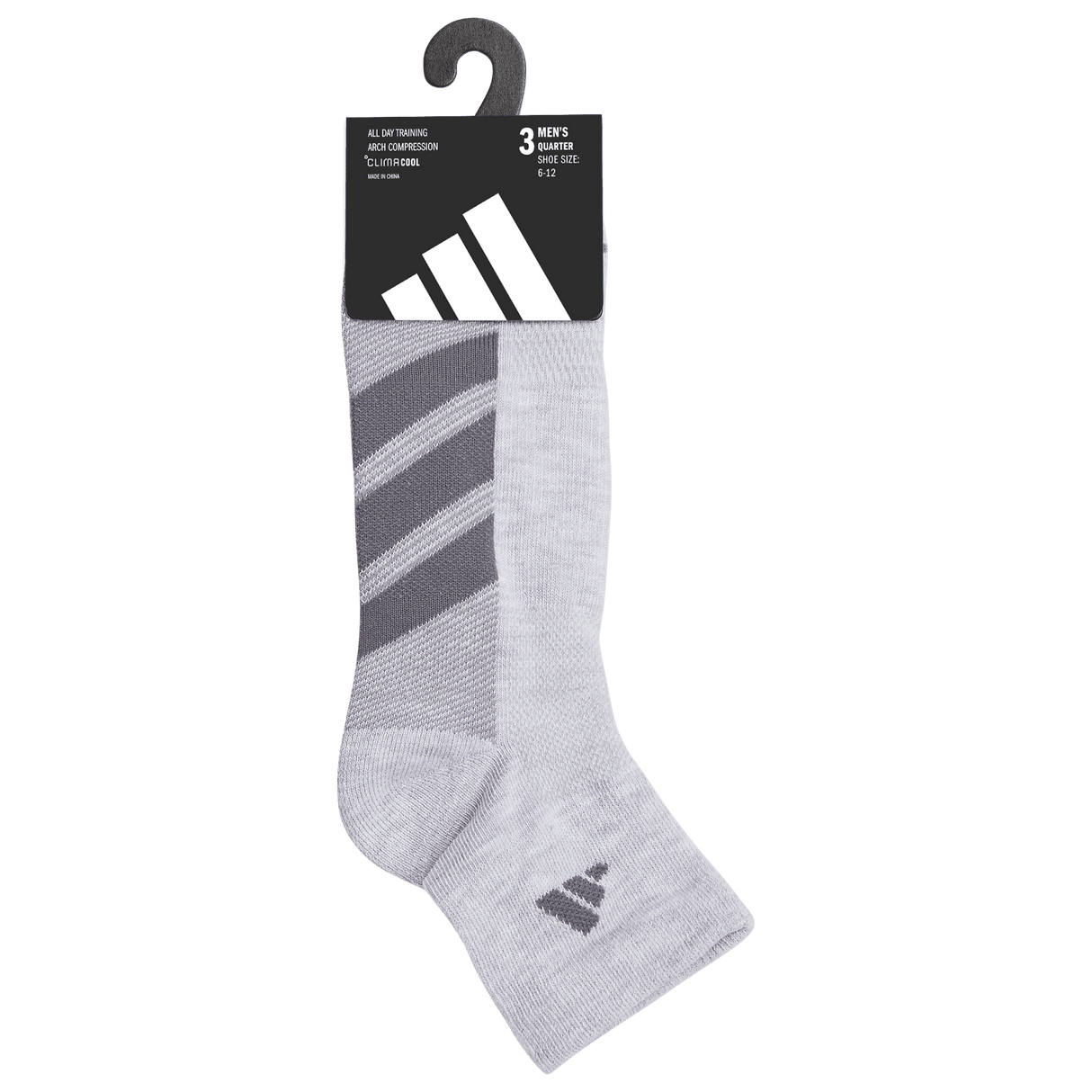 adidas Men's All Day Training 3-Pack Quarter Sock-8
