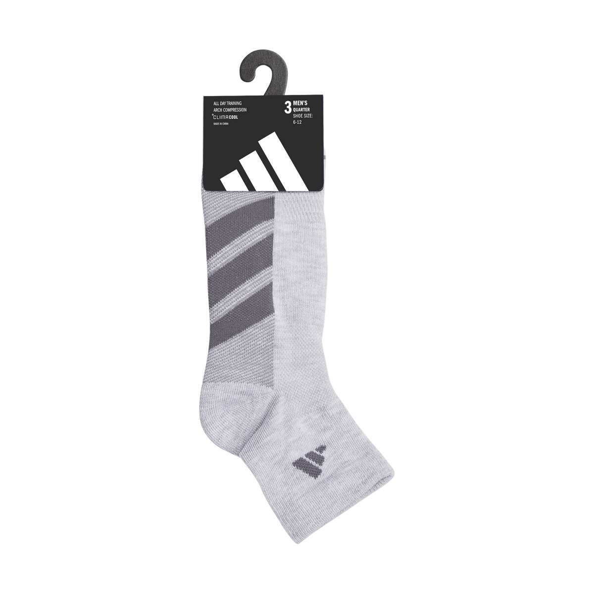 adidas Men's All Day Training 3-Pack Quarter Sock-8