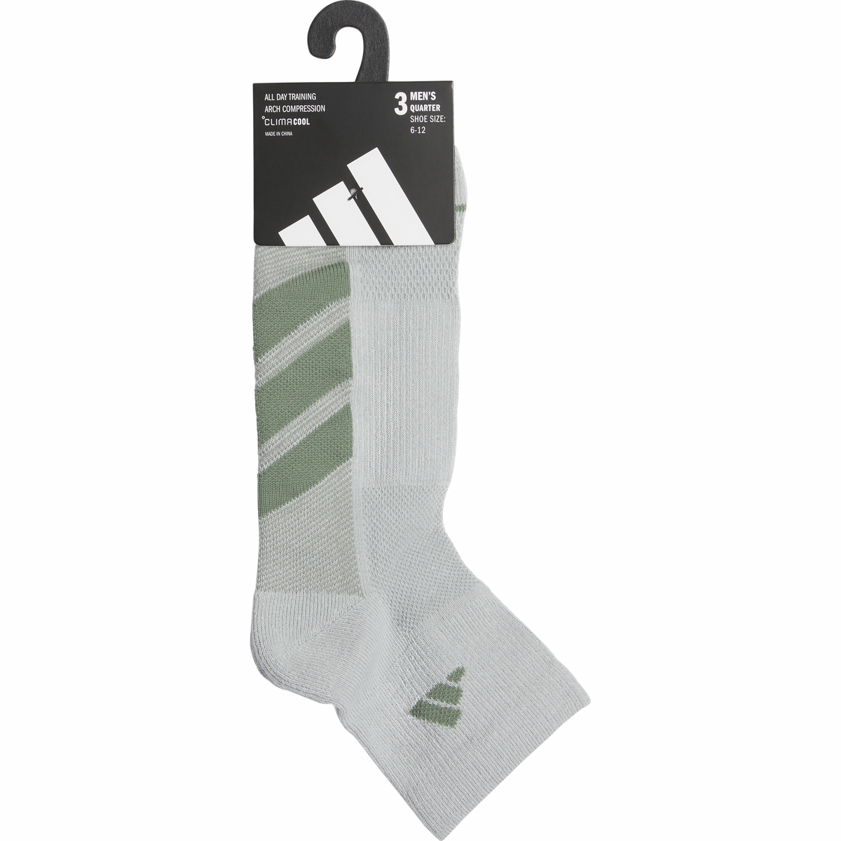 adidas Men's All Day Training 3-Pack Quarter Sock-8