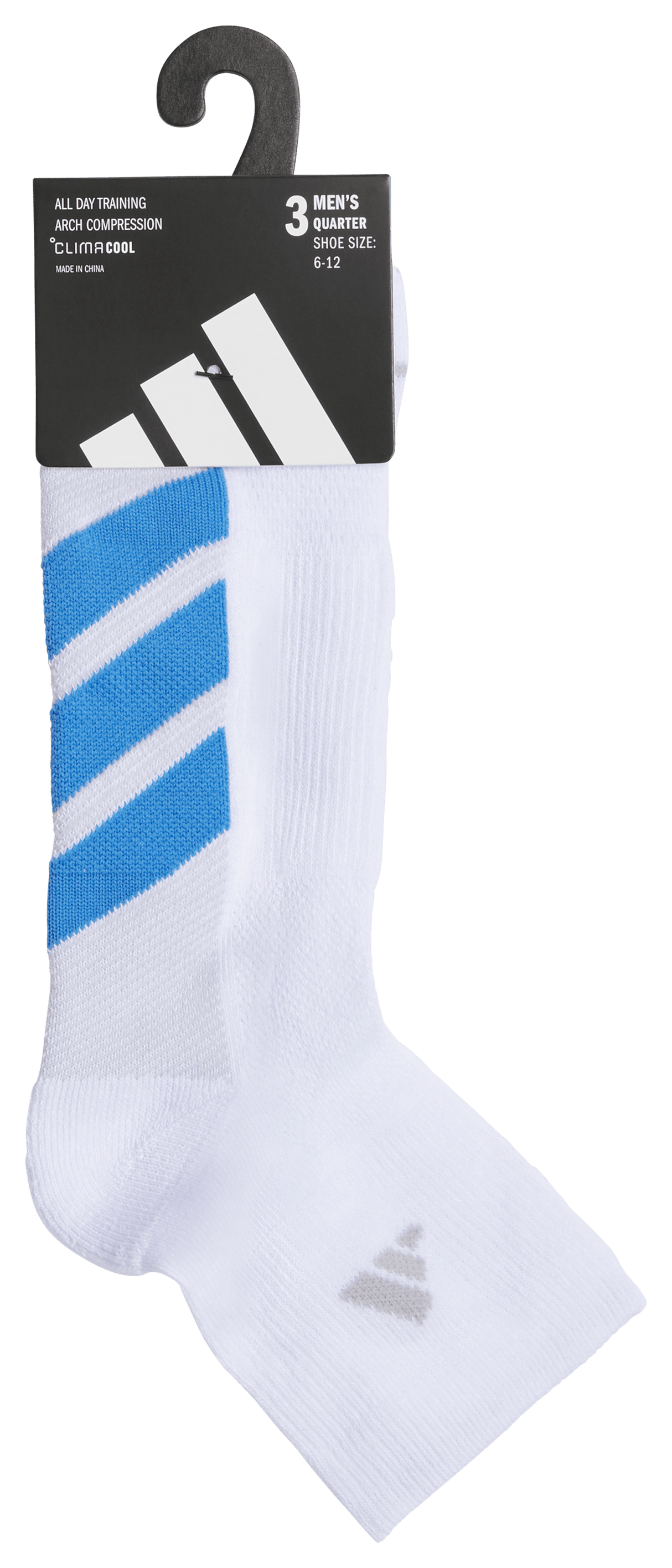 adidas Men's All Day Training 3-Pack Quarter Sock-8
