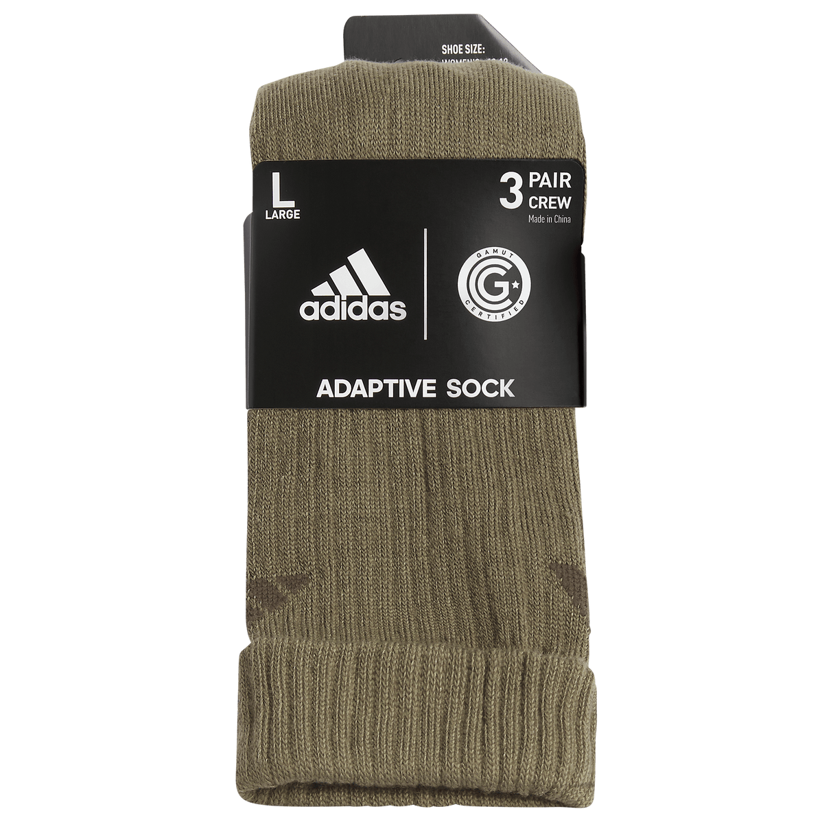adidas Unisex Adaptive 3-Pack Crew Sock-8
