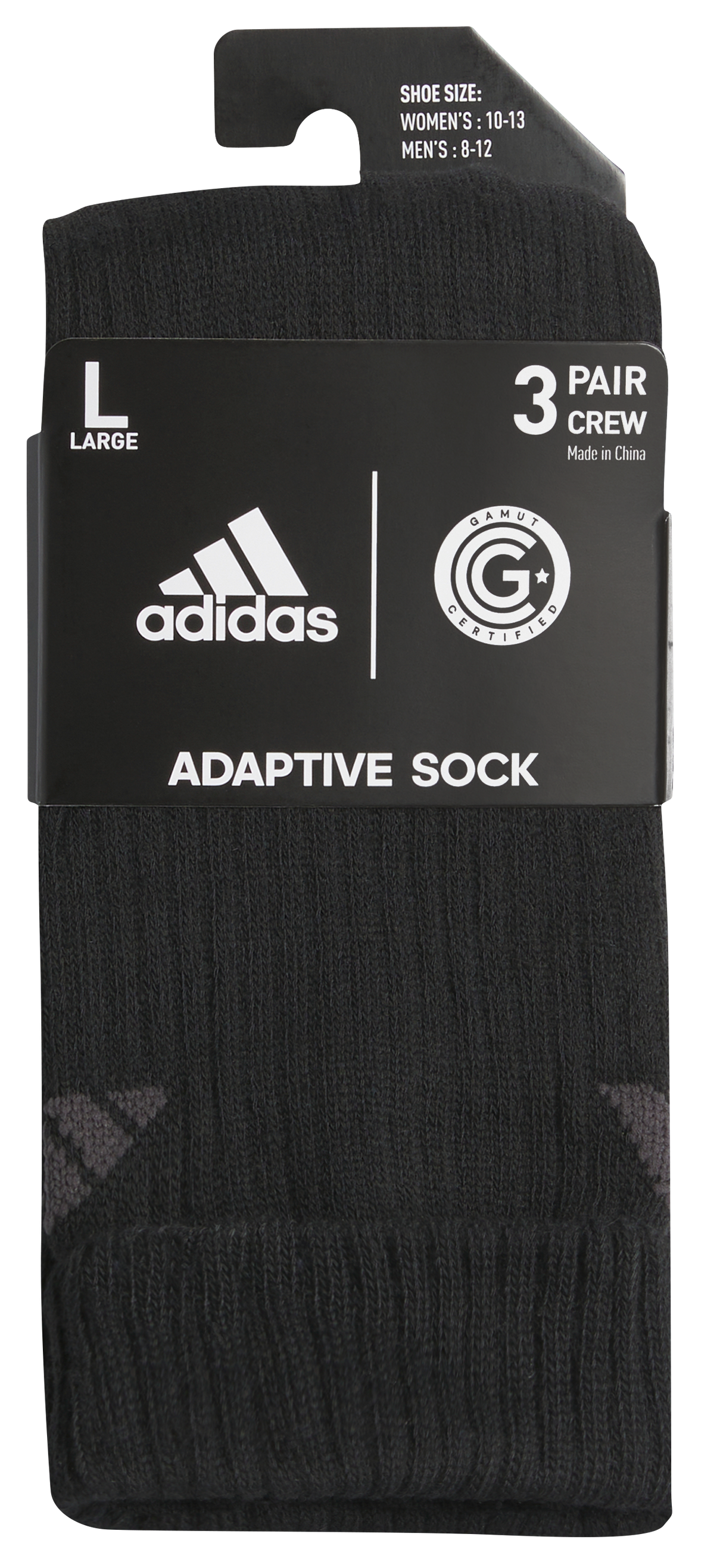 adidas Unisex Adaptive 3-Pack Crew Sock-8
