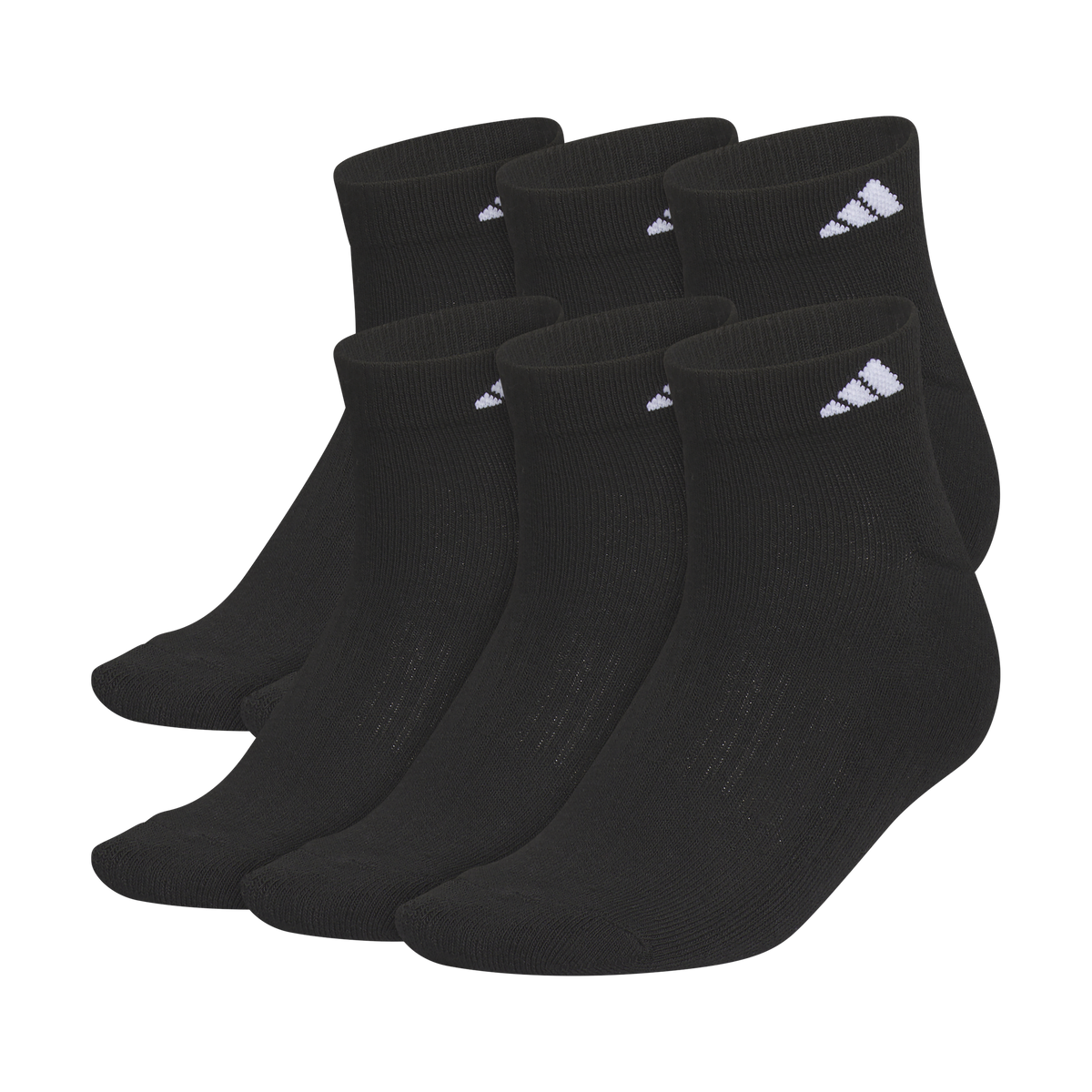 adidas Women's Classic Cushioned 6-Pack Low Cut Sock-1