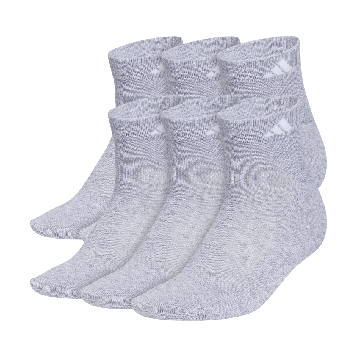 adidas Women's Classic Cushioned 6-Pack Low Cut Sock-1
