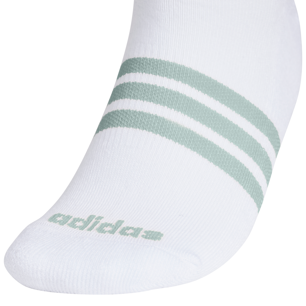 adidas Women's Cushioned 3-Stripe 4.0 3-Pack No Show Sock-4