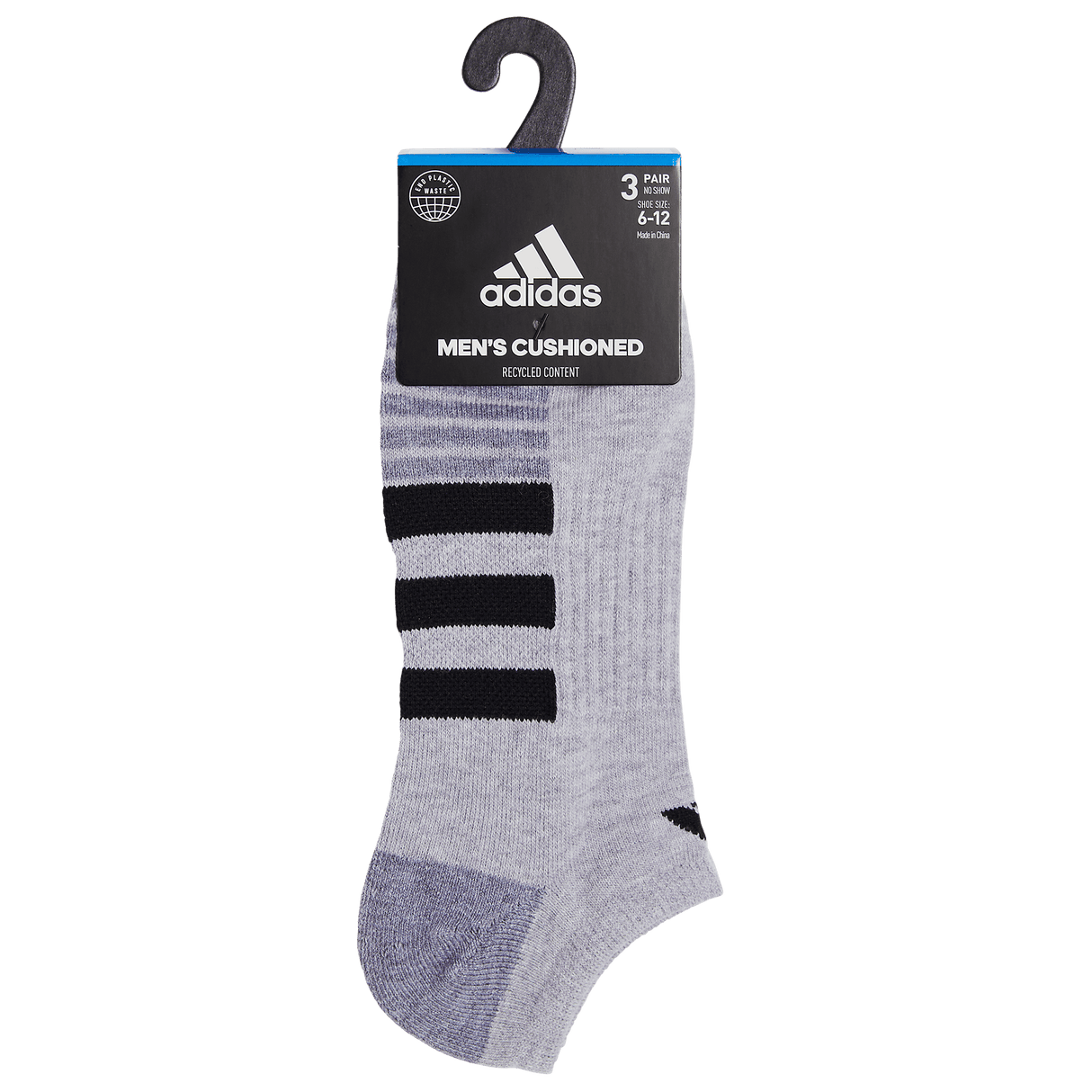 adidas Men's Cushioned 3.0 3-Pack No Show Sock-7