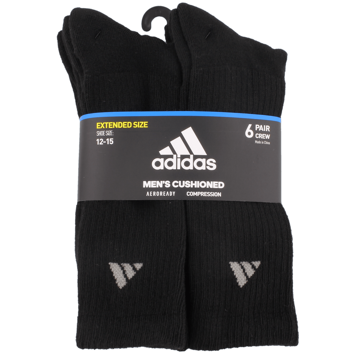 adidas Men's Athletic Cushioned 6-Pack Crew Sock-8