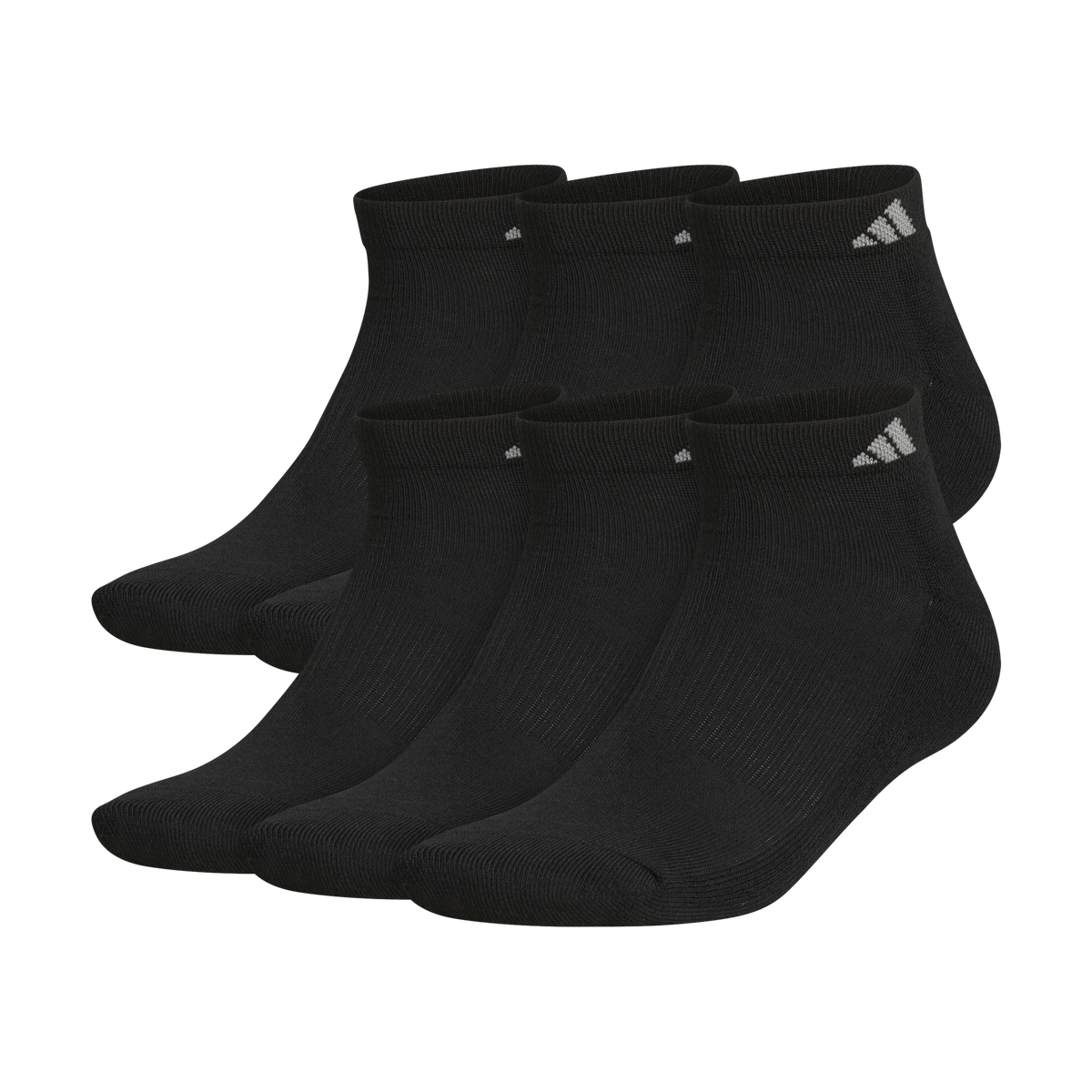 adidas Men's Athletic Cushioned 6-Pack Low Cut Sock-1