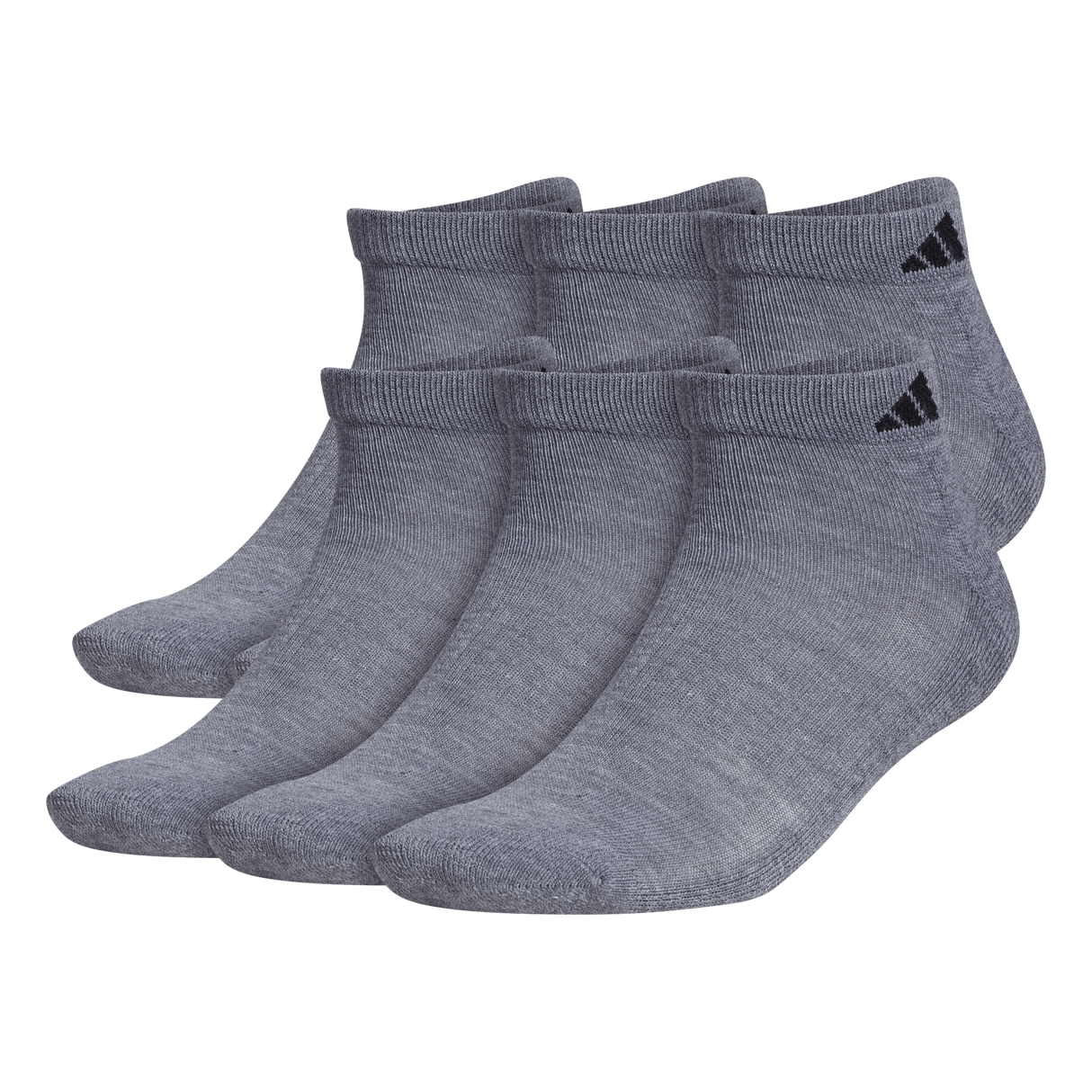 adidas Men's Athletic Cushioned 6-Pack Low Cut Sock-1