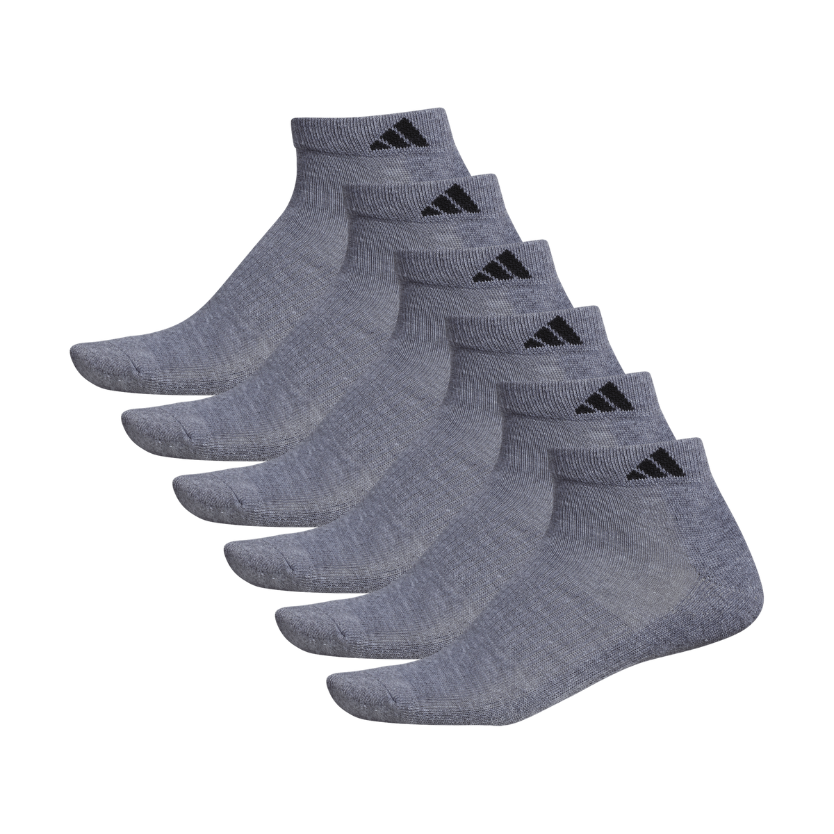 adidas Men's Athletic Cushioned 6-Pack Low Cut Sock-8