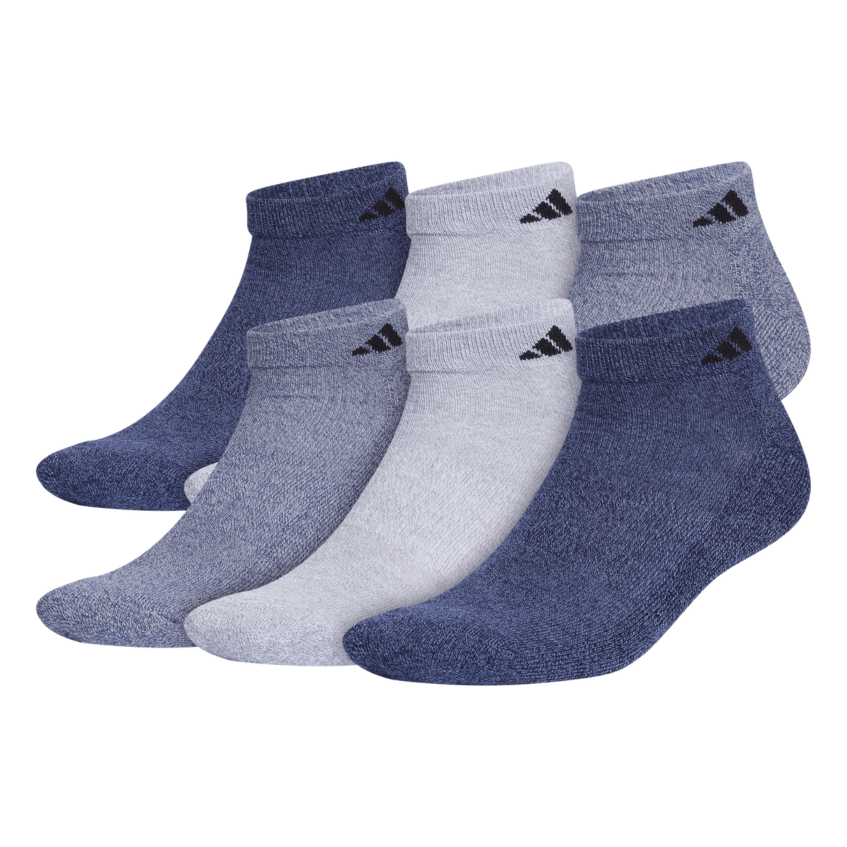 adidas Men's Athletic Cushioned 6-Pack Low Cut Sock-1