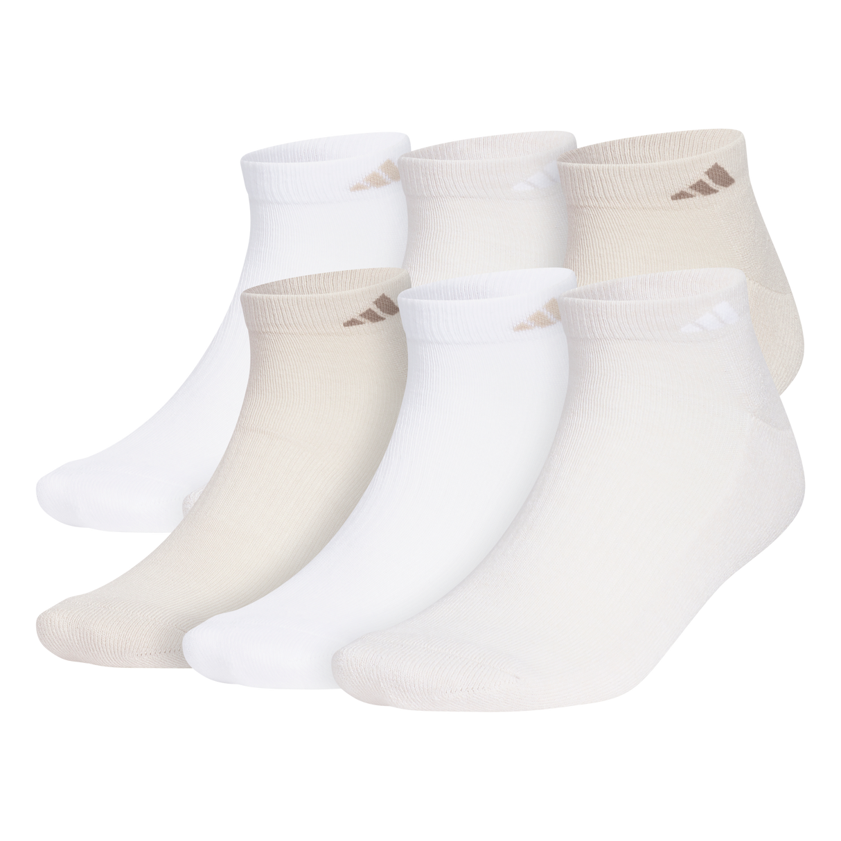 adidas Men's Athletic Cushioned 6-Pack Low Cut Sock-1