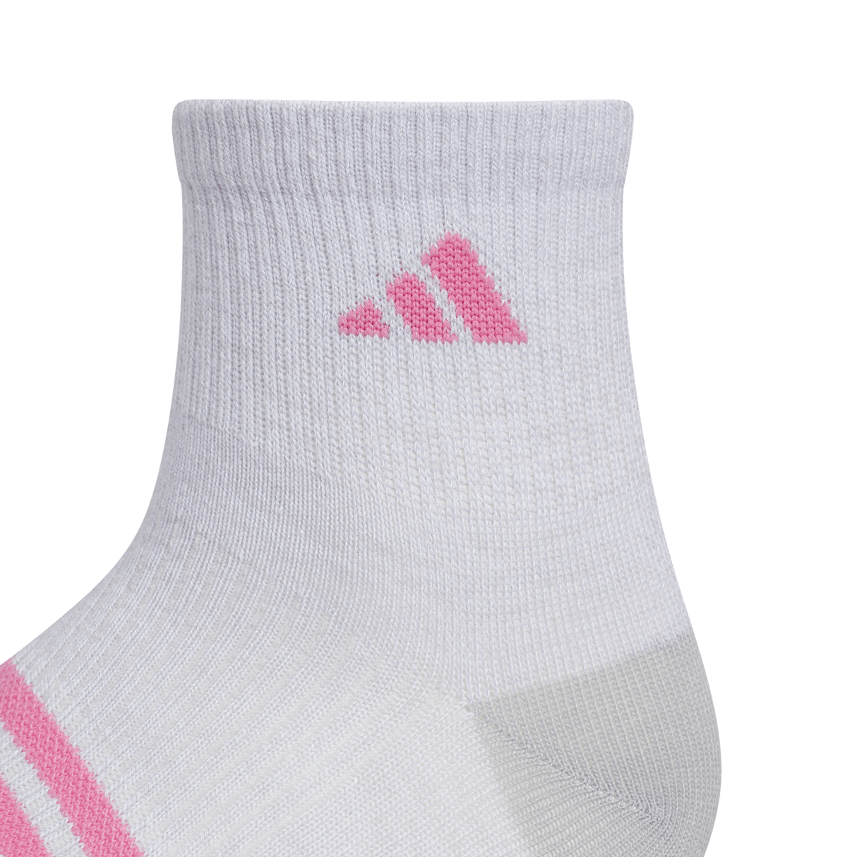 adidas Girl's Superlite 3.0 6-Pack Quarter Sock-3