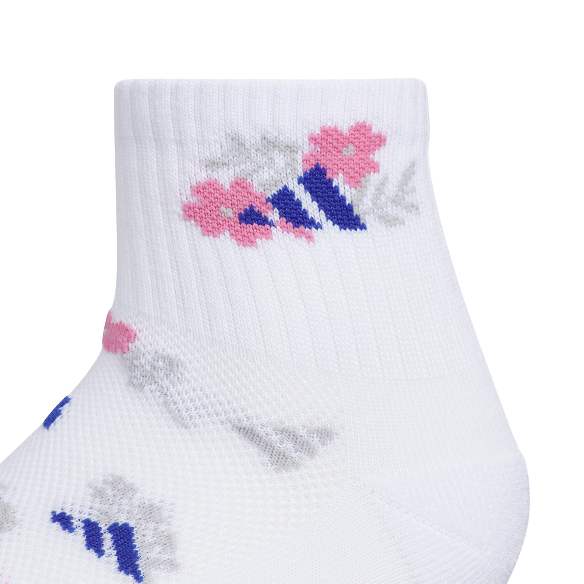 adidas Girl's Cushioned Graphic 6-Pack Quarter Sock-3