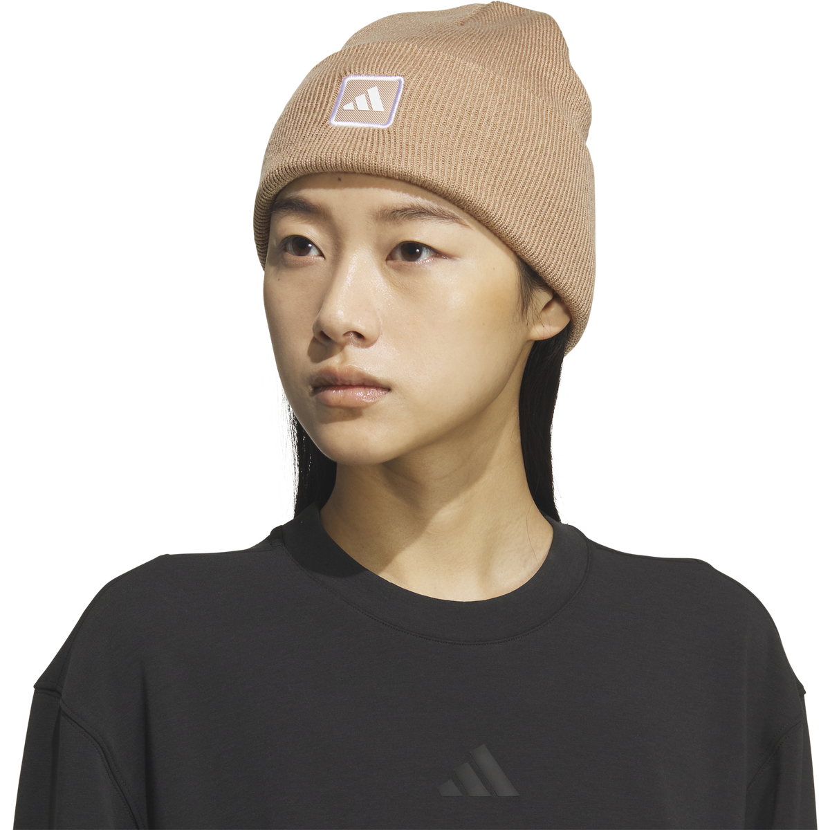 adidas Women's Performance Wide Cuff Fold Beanie-1