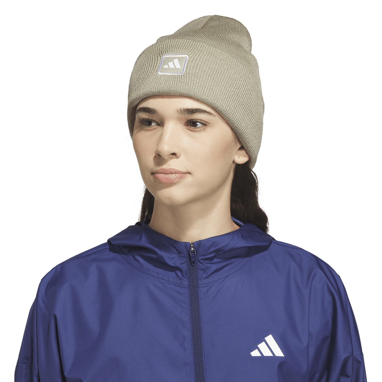 adidas Women's Performance Wide Cuff Fold Beanie-1