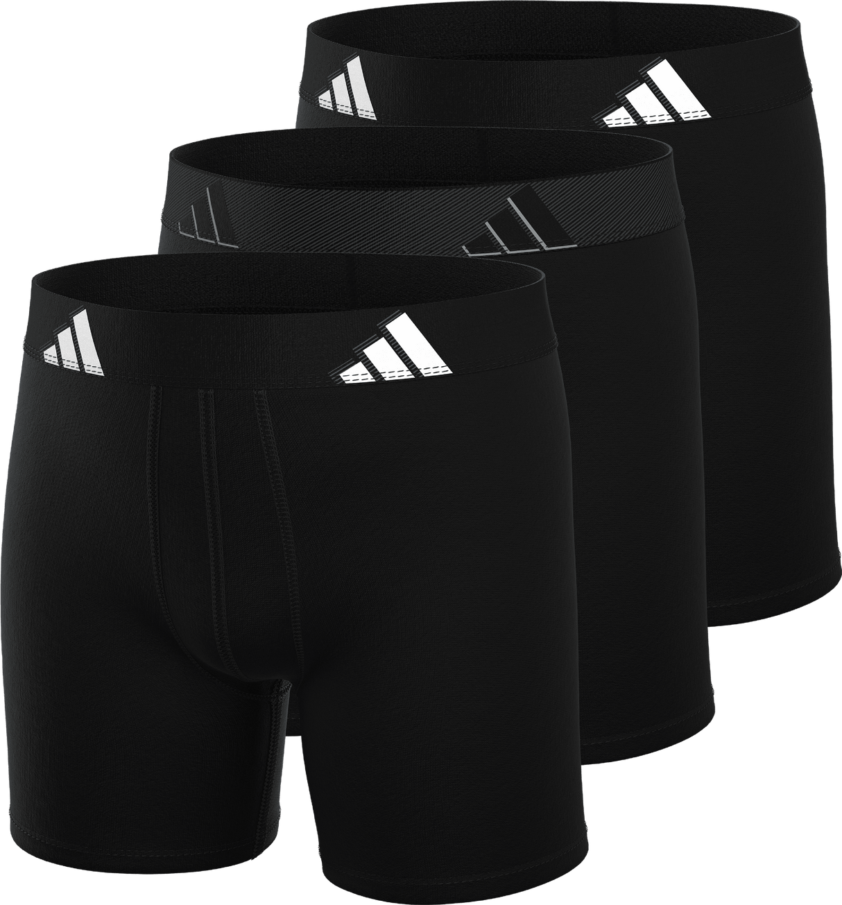 adidas Men's All Day Microfiber 3-Pack Boxer Brief