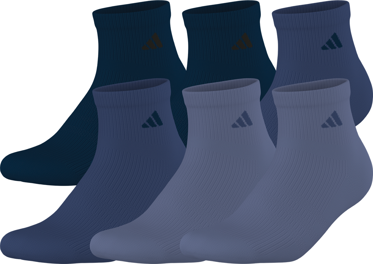 adidas Men's Superlite 3.0 6-Pack Quarter Sock-1