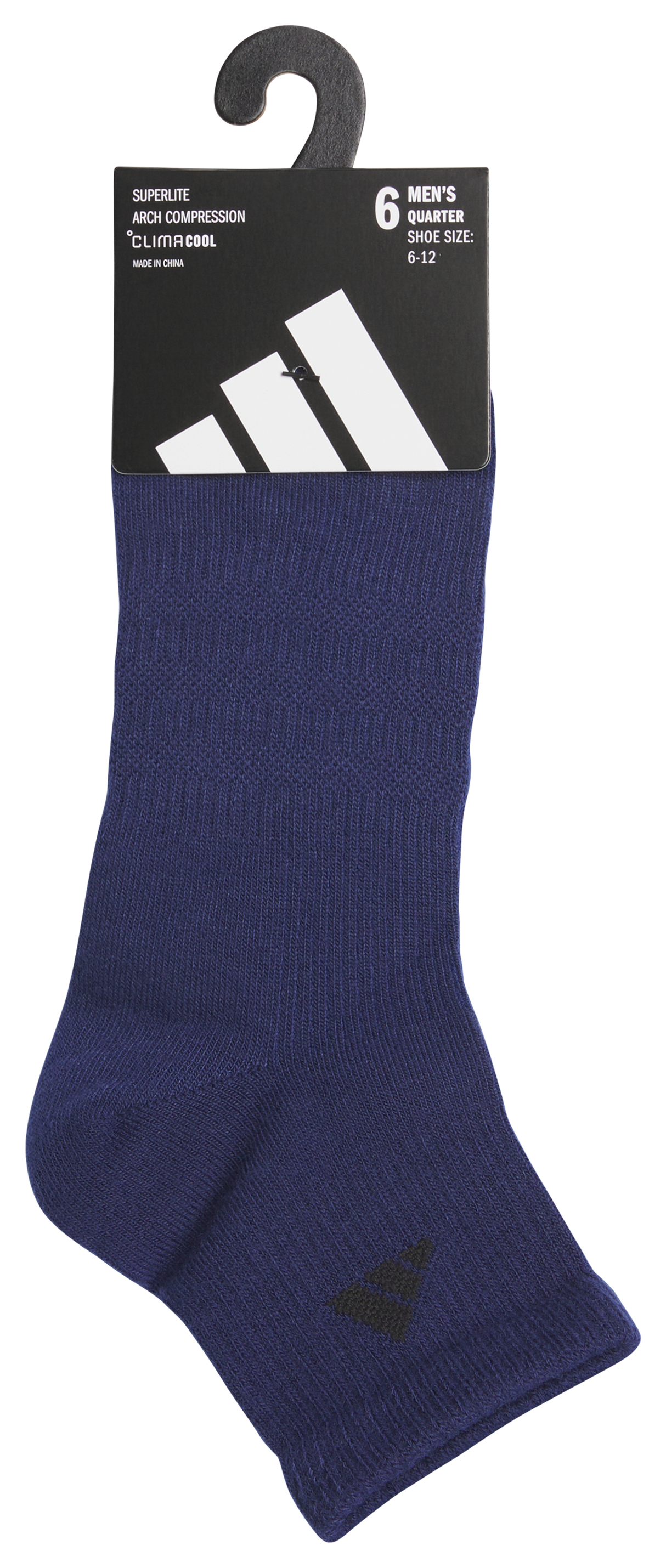 adidas Men's Superlite 3.0 6-Pack Quarter Sock-6