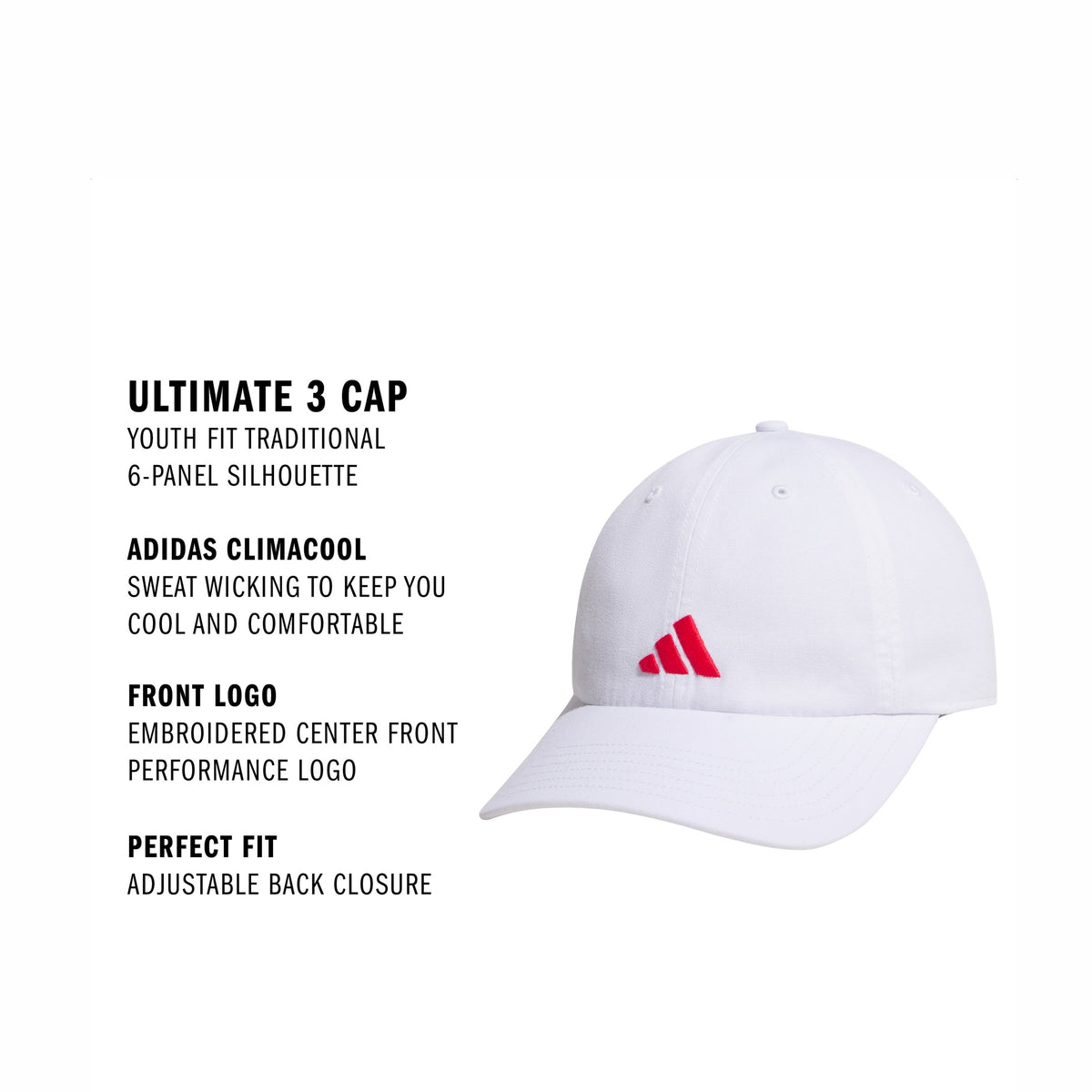 adidas Youth Ultimate 3 Cap-2