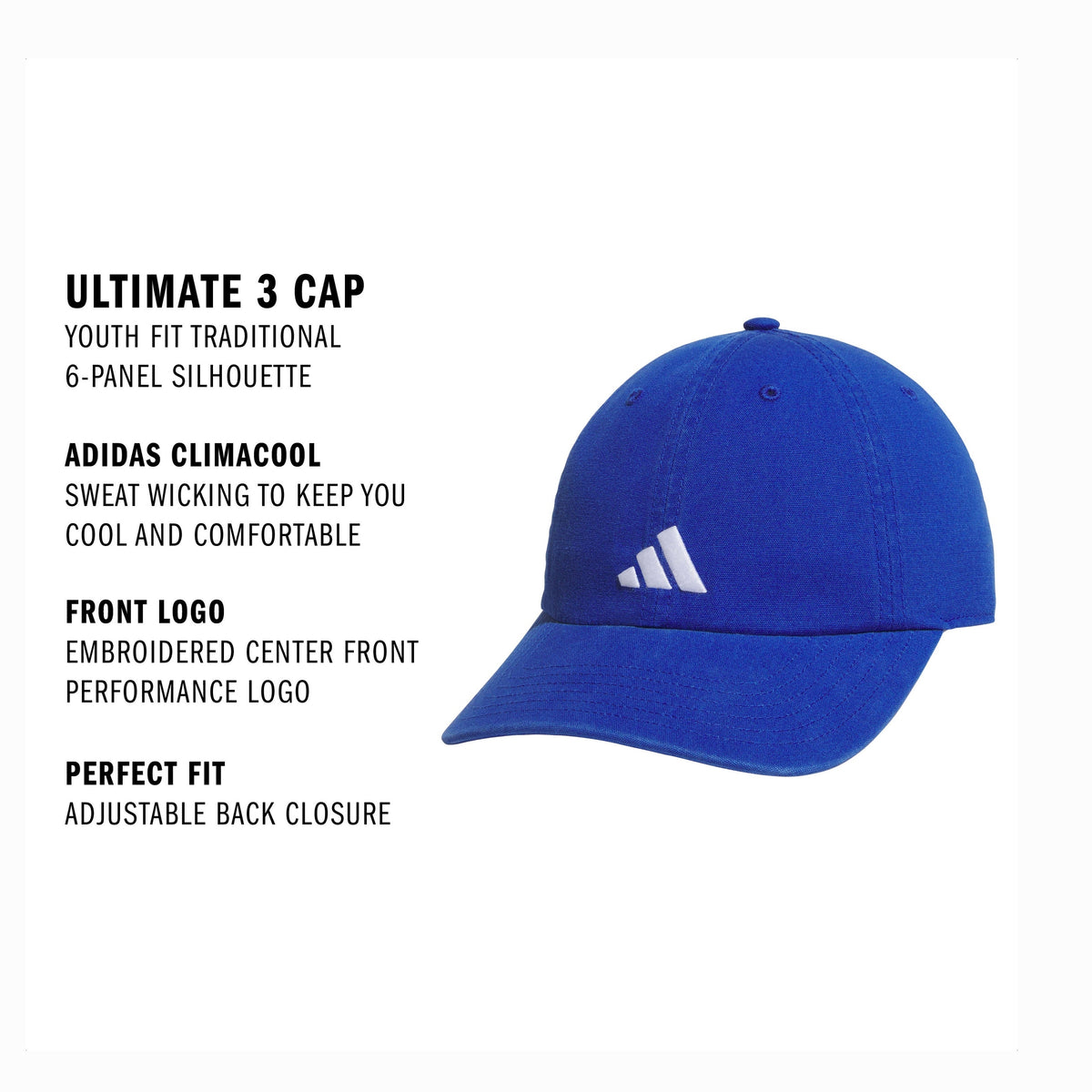 adidas Youth Ultimate 3 Cap-2