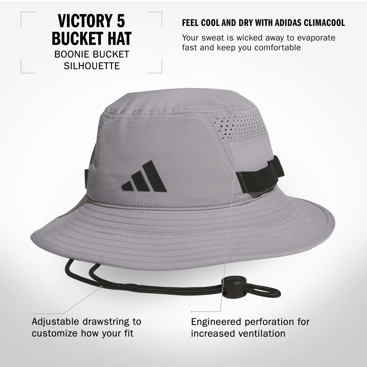 adidas Men's Victory 5 Bucket Hat-3