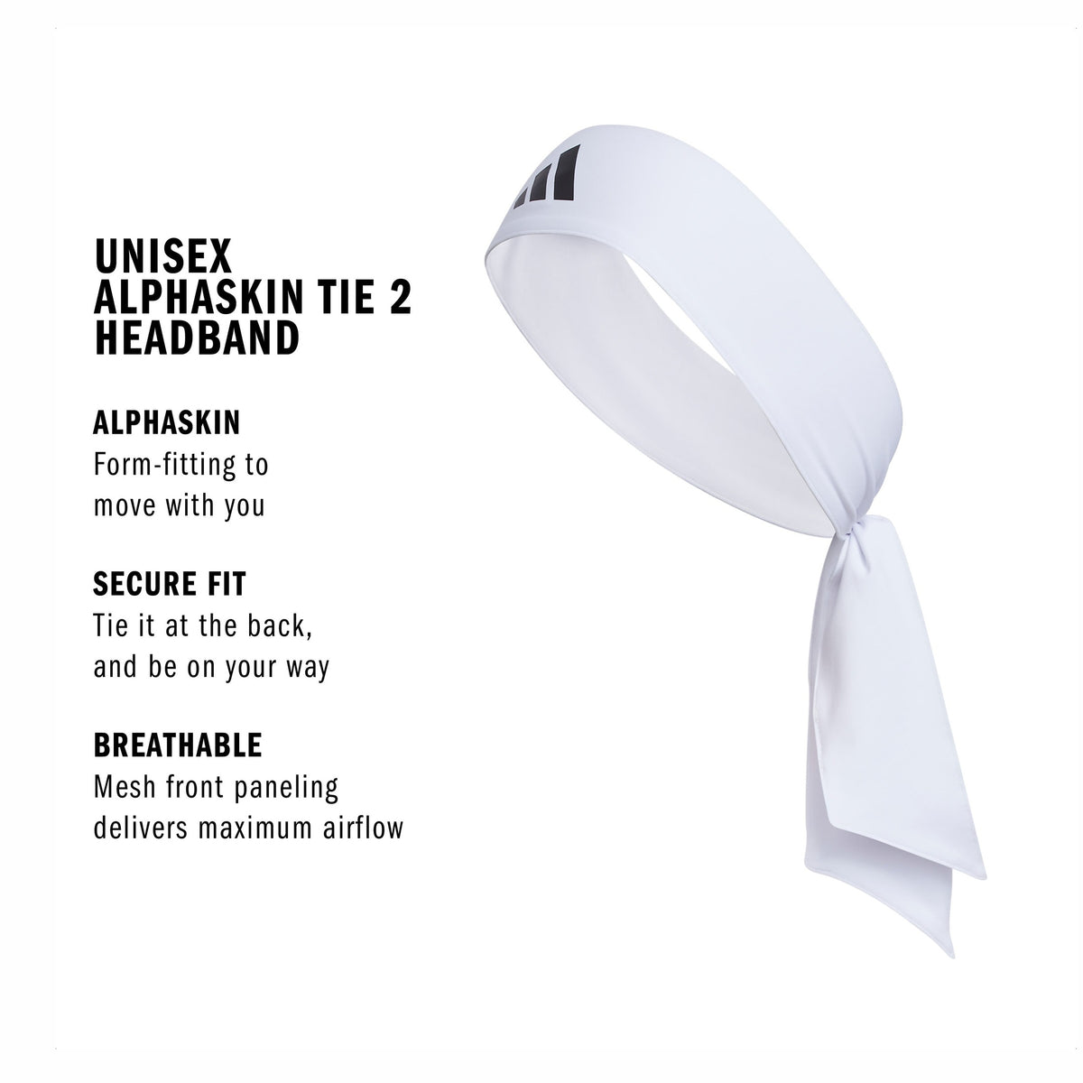 adidas Alphaskin Tie 2 Headband-3