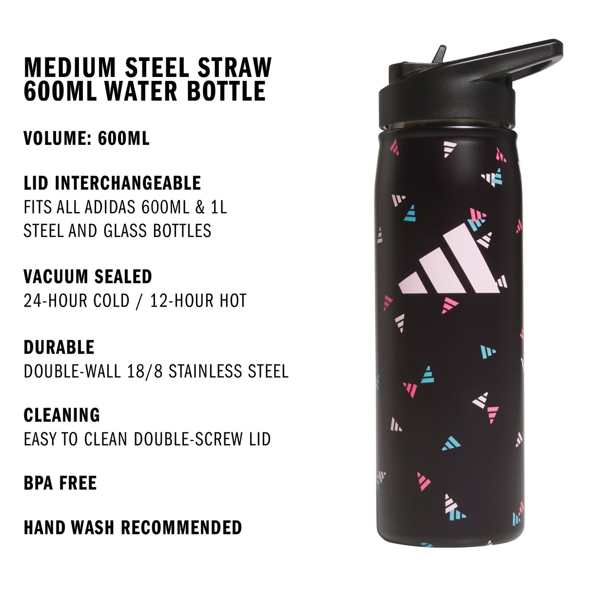 adidas M Steel Straw 600 Metal Bottle-2