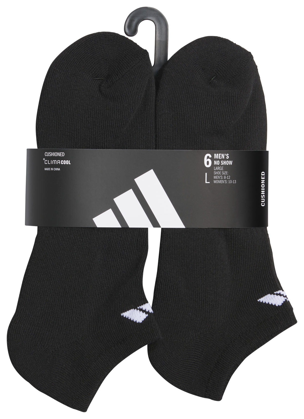 adidas Men's Classic Cushioned 6-Pack No Show Sock-5