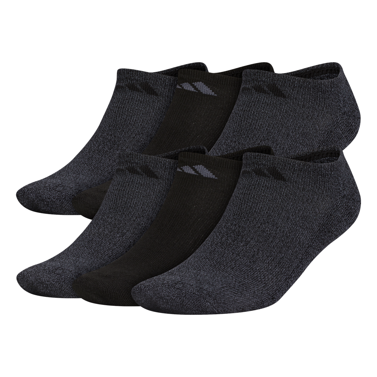 adidas Men's Athletic Cushioned 6-Pack No Show Sock-1