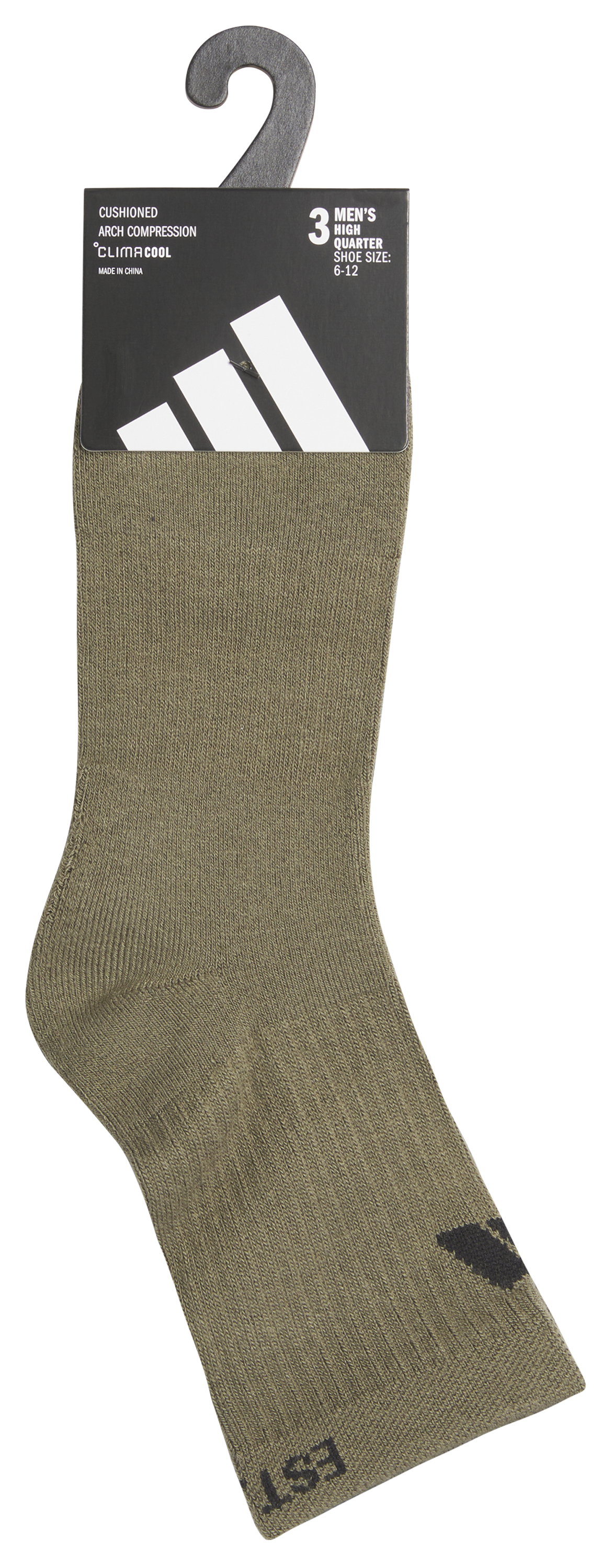 adidas Men's Cushioned Sport 4.0 3-Pack High Quarter Sock-6