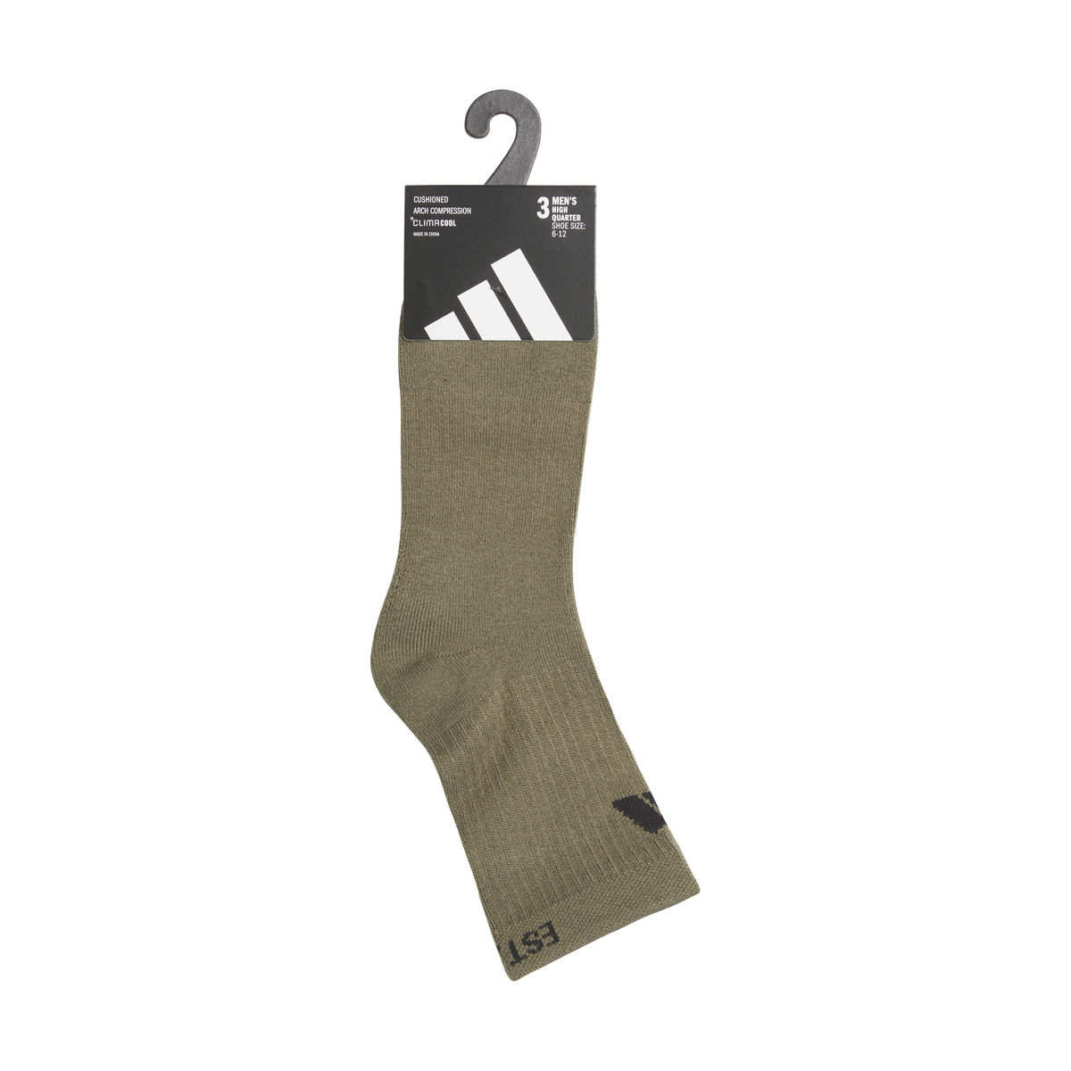 adidas Men's Cushioned Sport 4.0 3-Pack High Quarter Sock-6