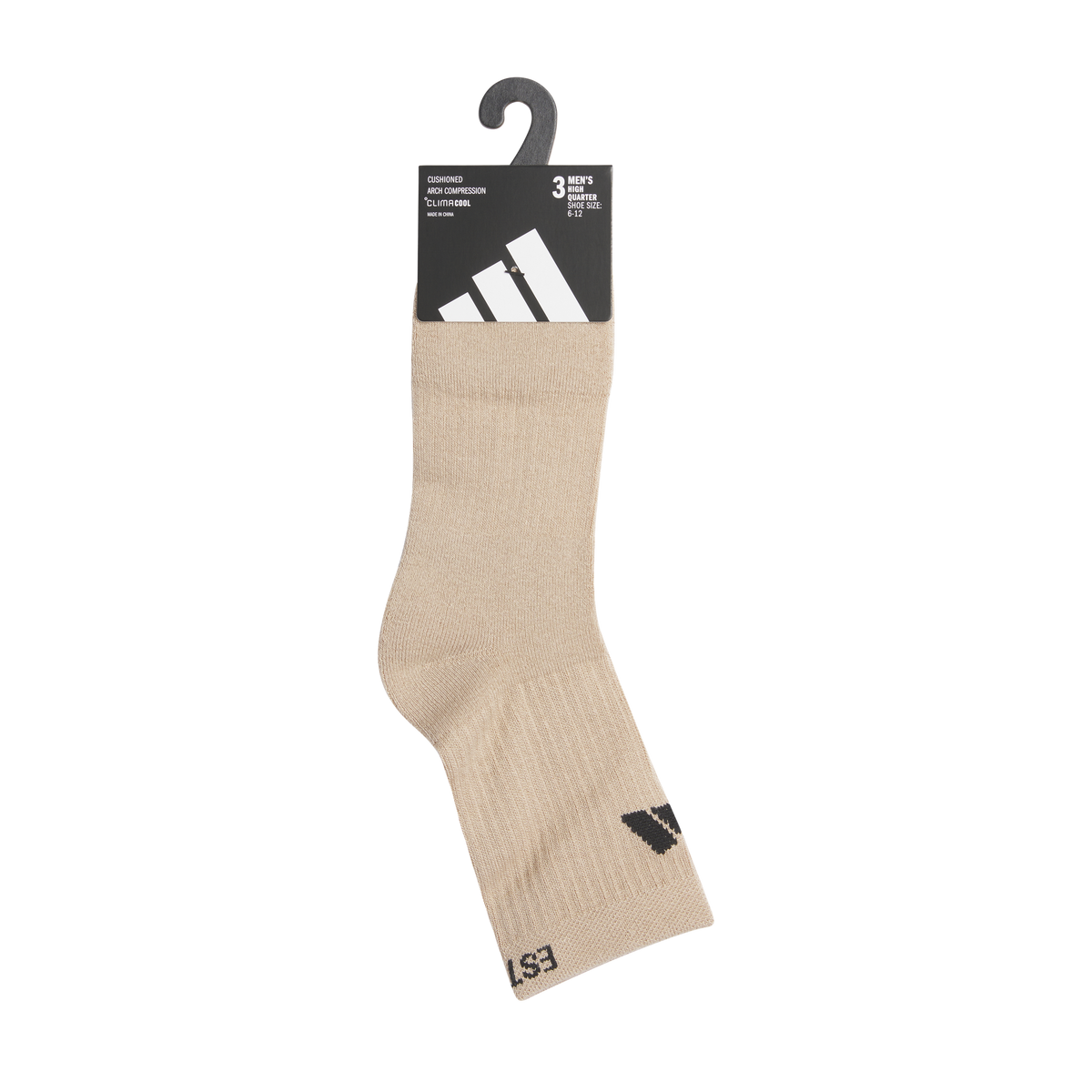 adidas Men's Cushioned Sport 4.0 3-Pack High Quarter Sock-6