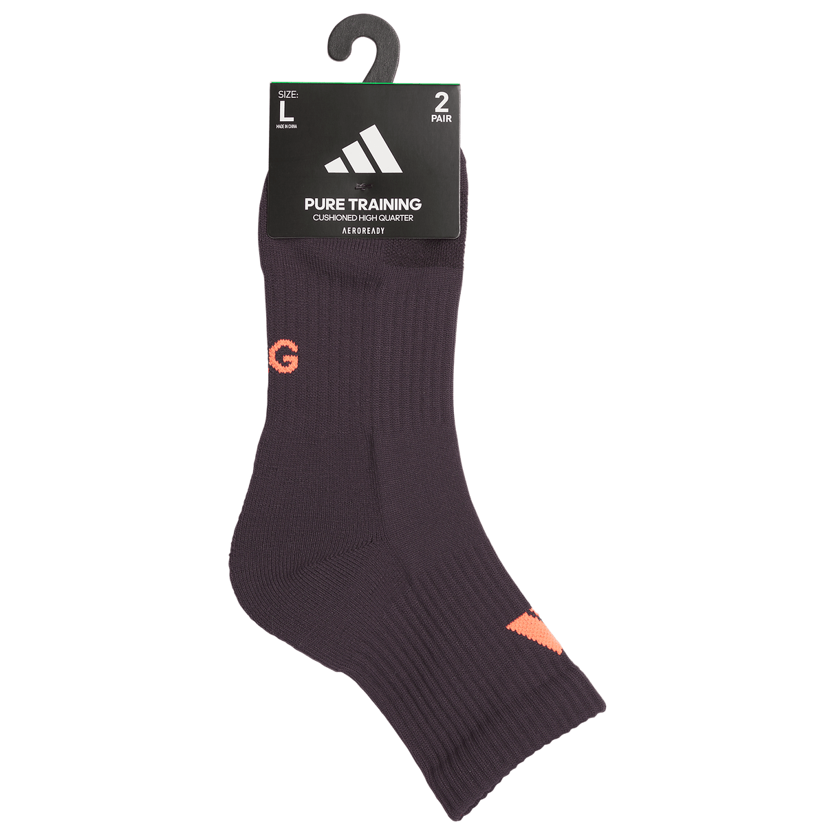 adidas Pure Training 2-Pack High Quarter Sock-7