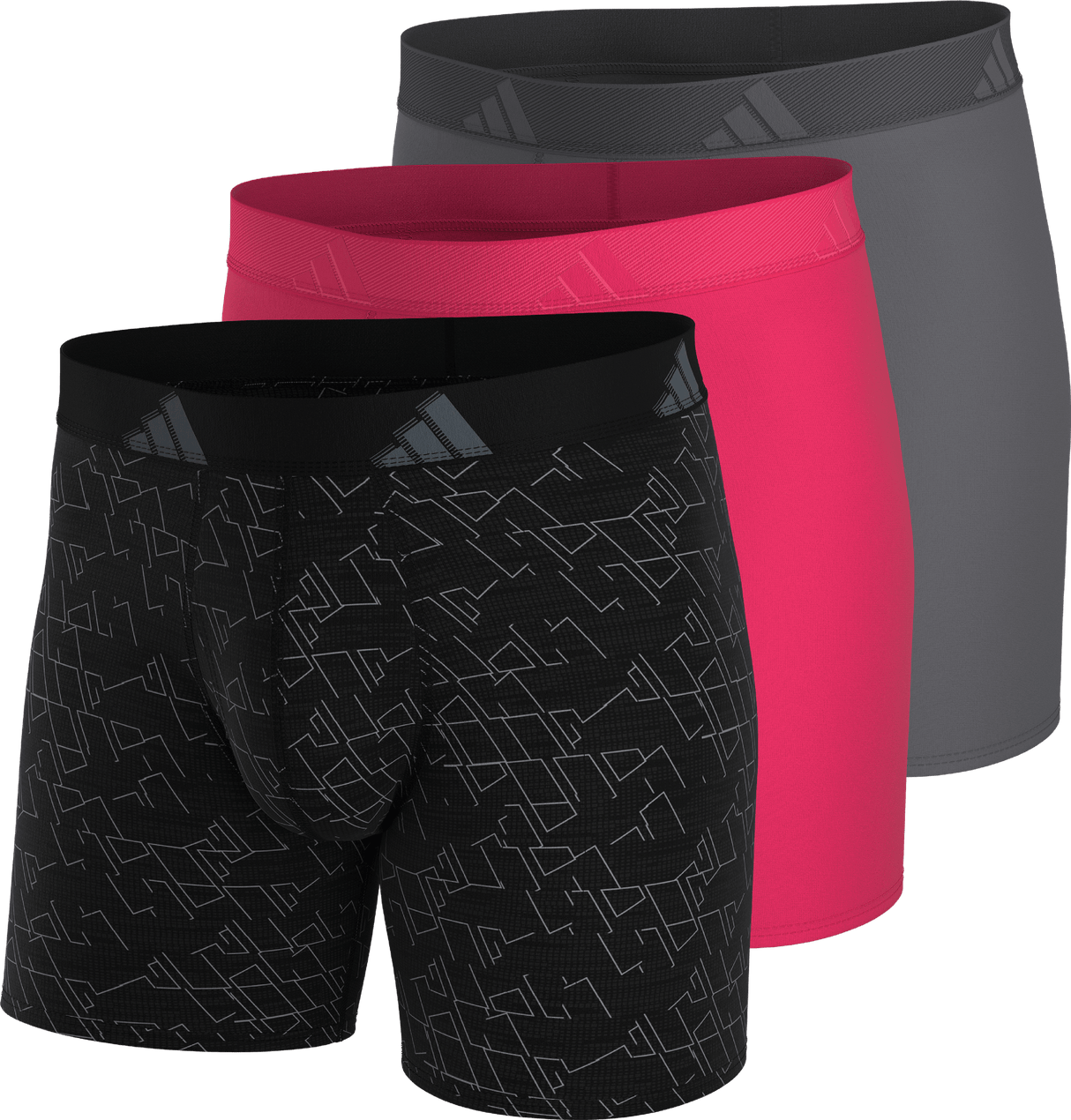 adidas Men's Microfiber 3-Pack Boxer Brief-2