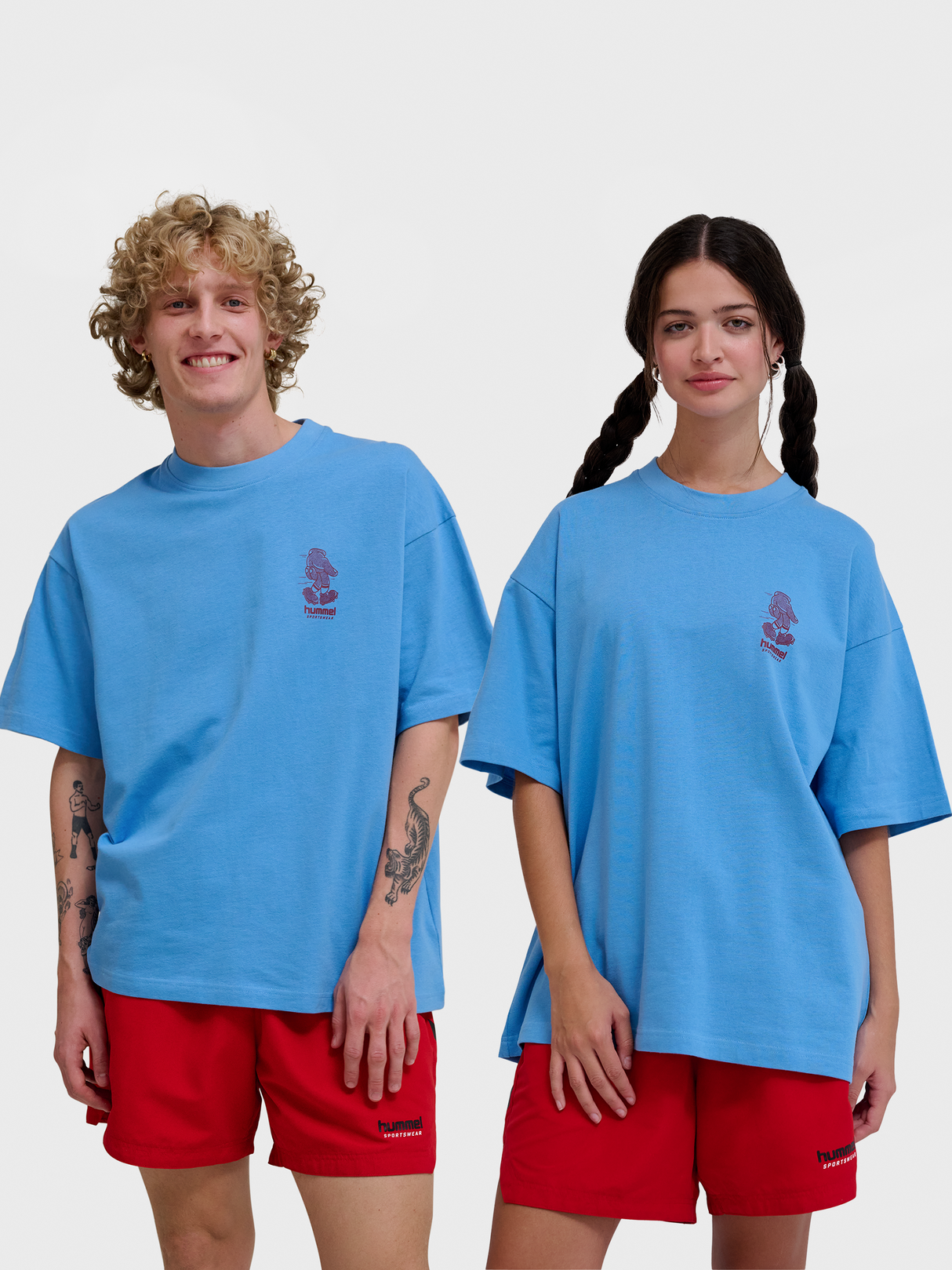 hummel Unisex Loose Short Sleeve T-Shirt Bees Stadium-5