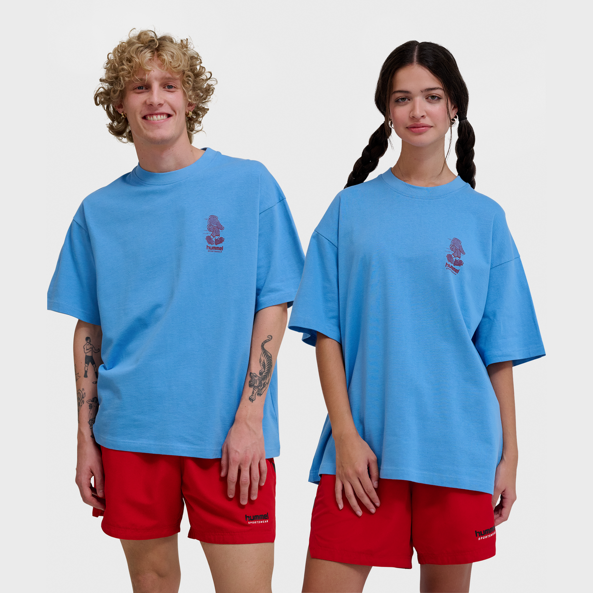 hummel Unisex Loose Short Sleeve T-Shirt Bees Stadium-5