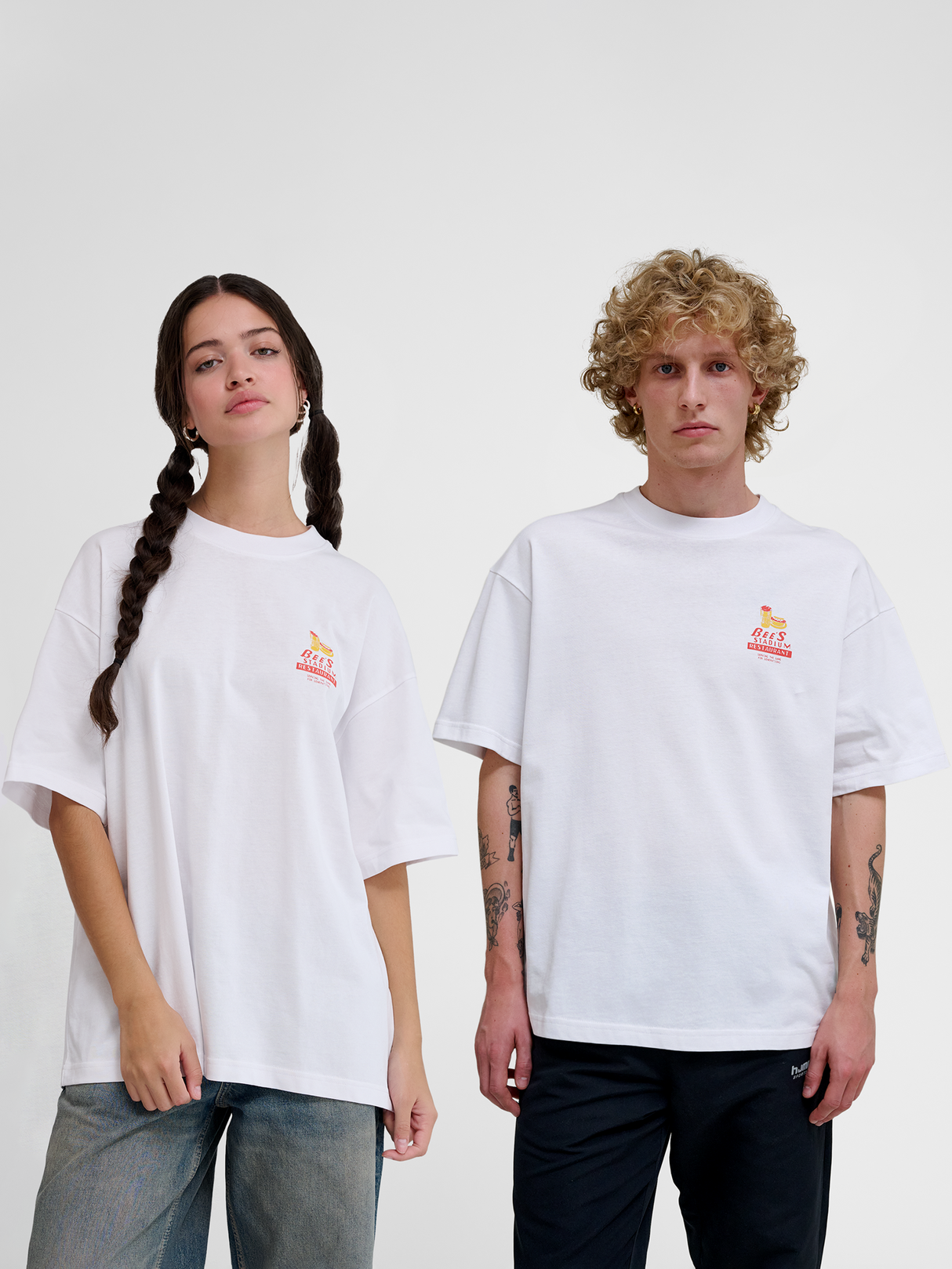hummel Unisex Loose Short Sleeve T-Shirt Bees Stadium-5