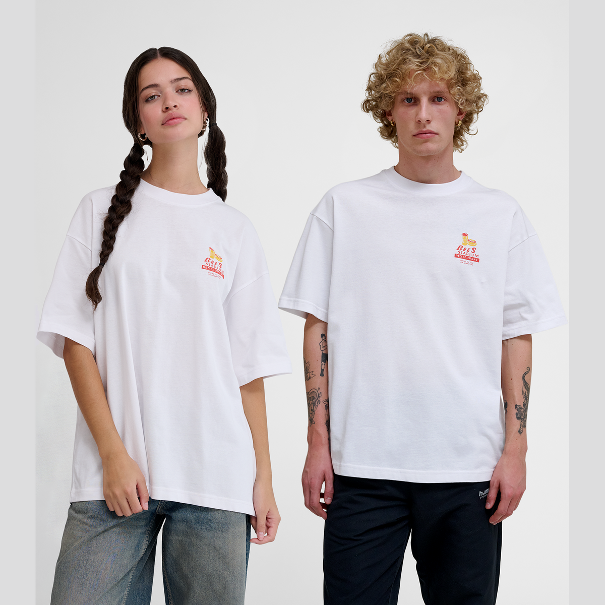 hummel Unisex Loose Short Sleeve T-Shirt Bees Stadium-5