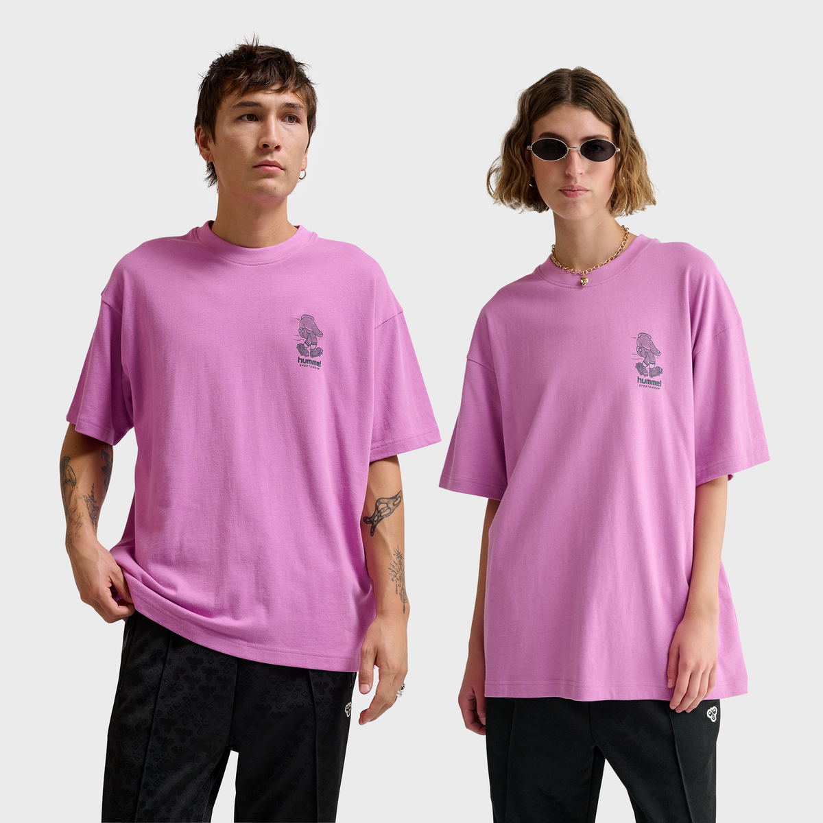 hummel Unisex Loose Short Sleeve T-Shirt Bees Stadium-5