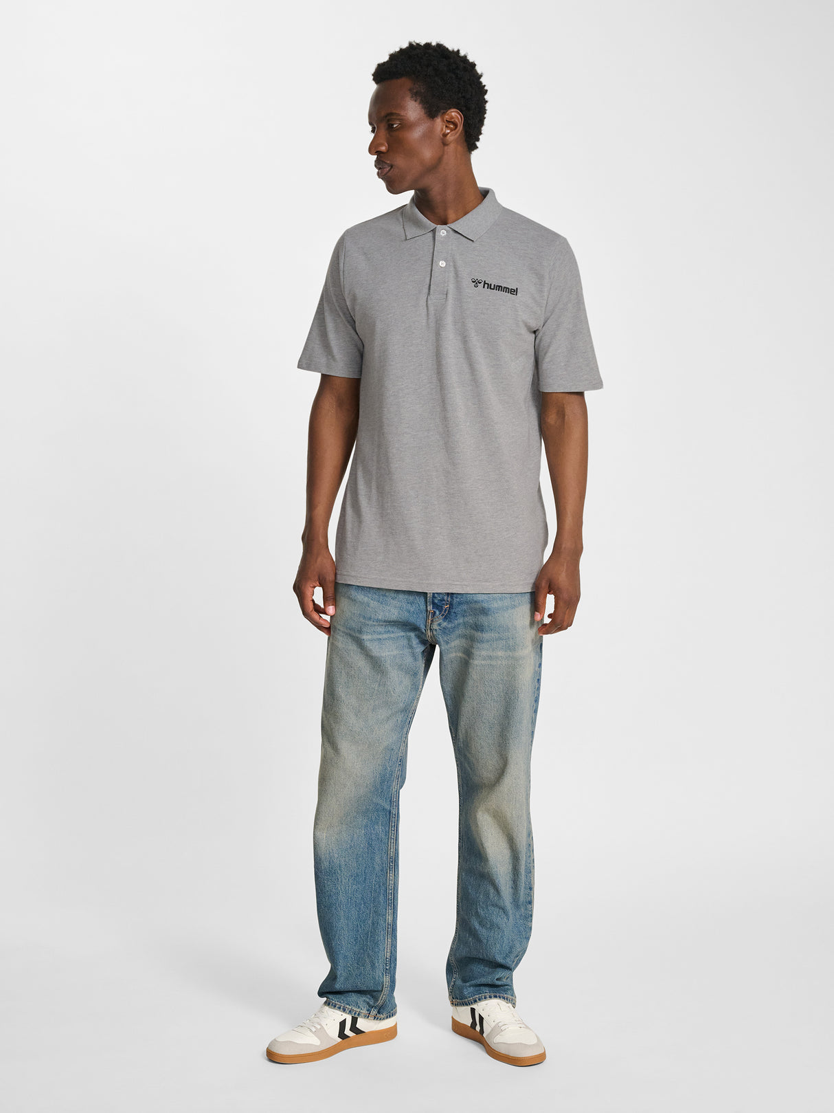hummel Men's Mover Cotton Polo-6